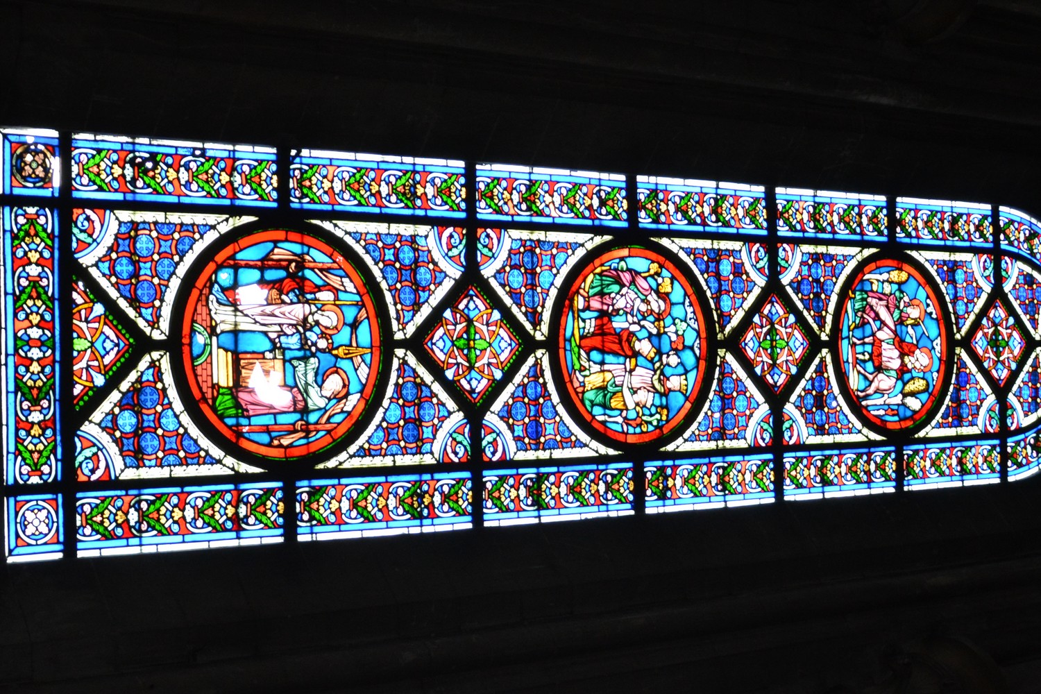 BAIE 02 - vitraux de la chapelle épiscopale saint-omer
