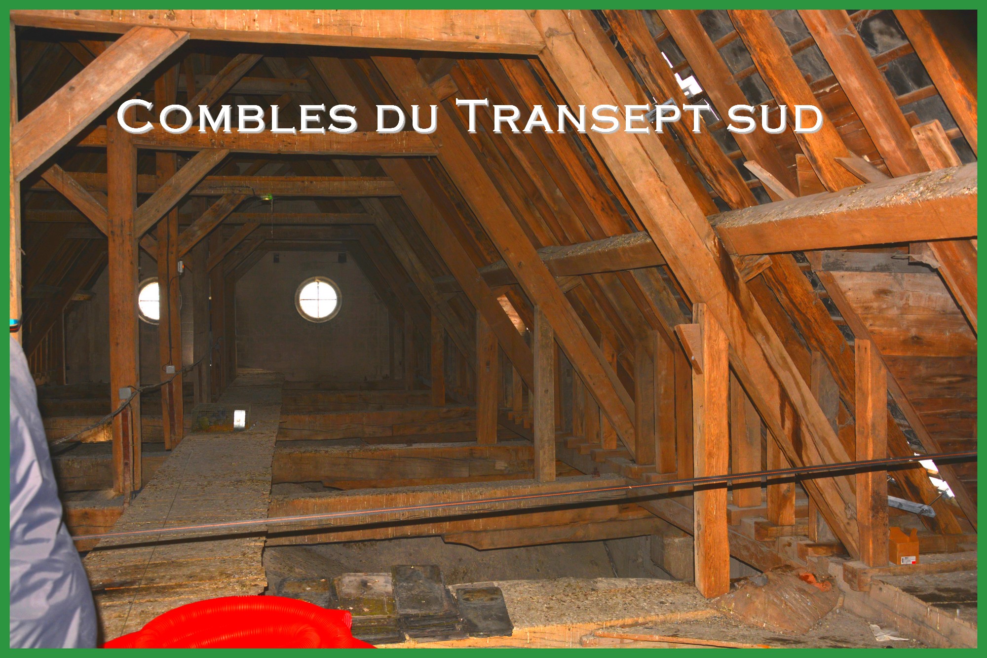 Combles du Transept sud