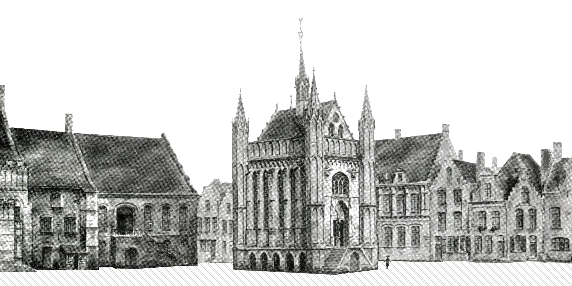 En 1271, le comte Robert d’Artois autorisa la ville de Saint-Omer à édifier une chapelle dédiée à Notre-Dame  des miracles sur la place aujourd’hui dénommée Foch, là où s’élevait à l’origine une colonne sur laquelle était placée la statue de Notre-Dame.