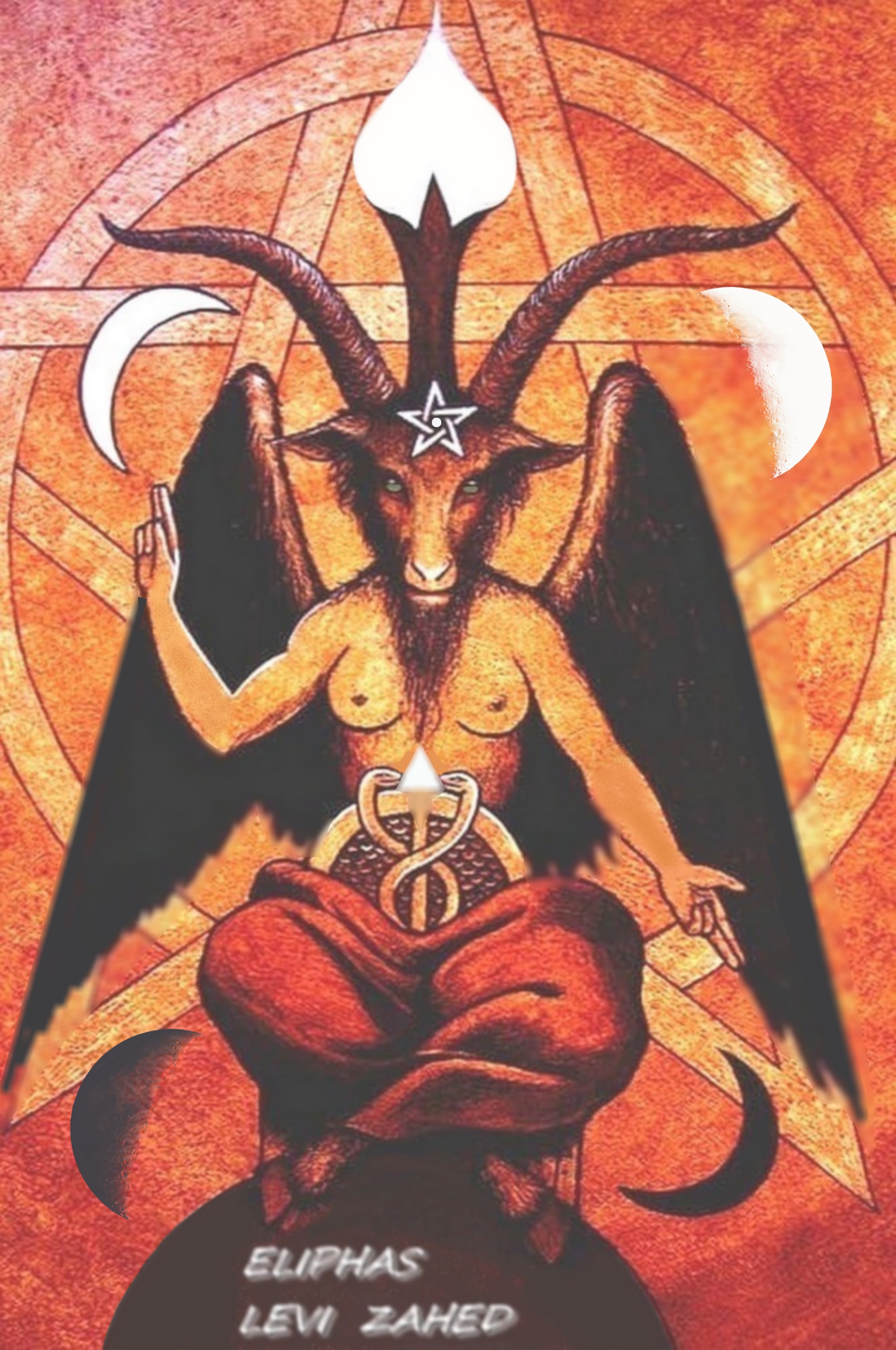 Le Baphomet, une image apparue en 1854 dans les cercles occultistes