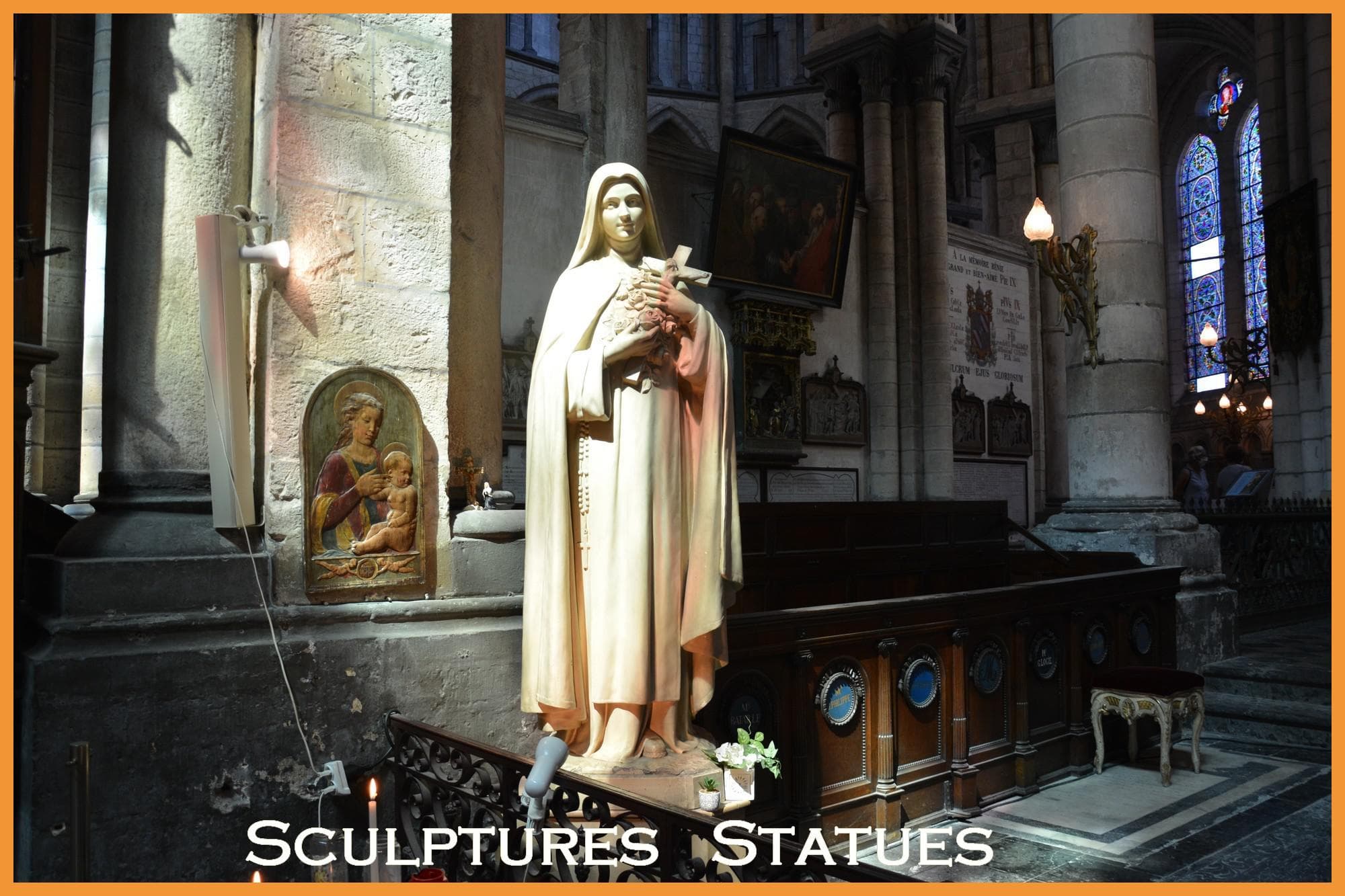 Cathédrale Notre-Dame de Saint-Omer, Sculptures et Statues