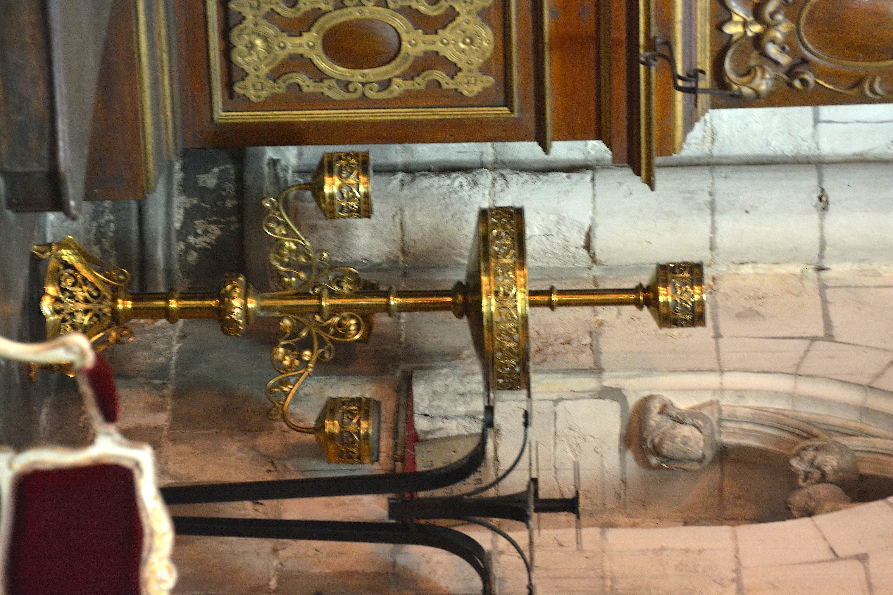 Candélabres de l'autel de la chapelle de saint Job