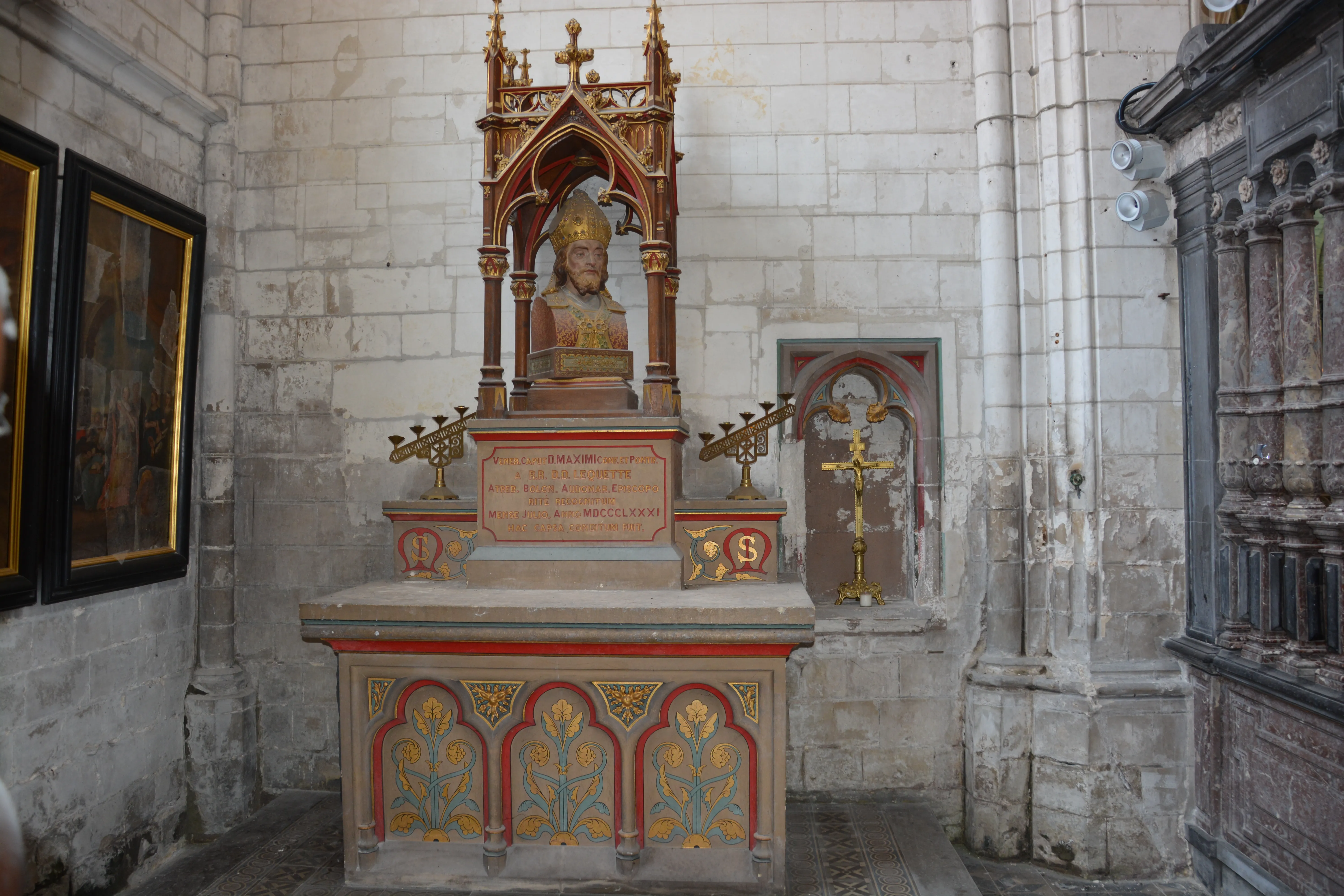 luminaires de la chapelle chapelle saint maxime saint blaise