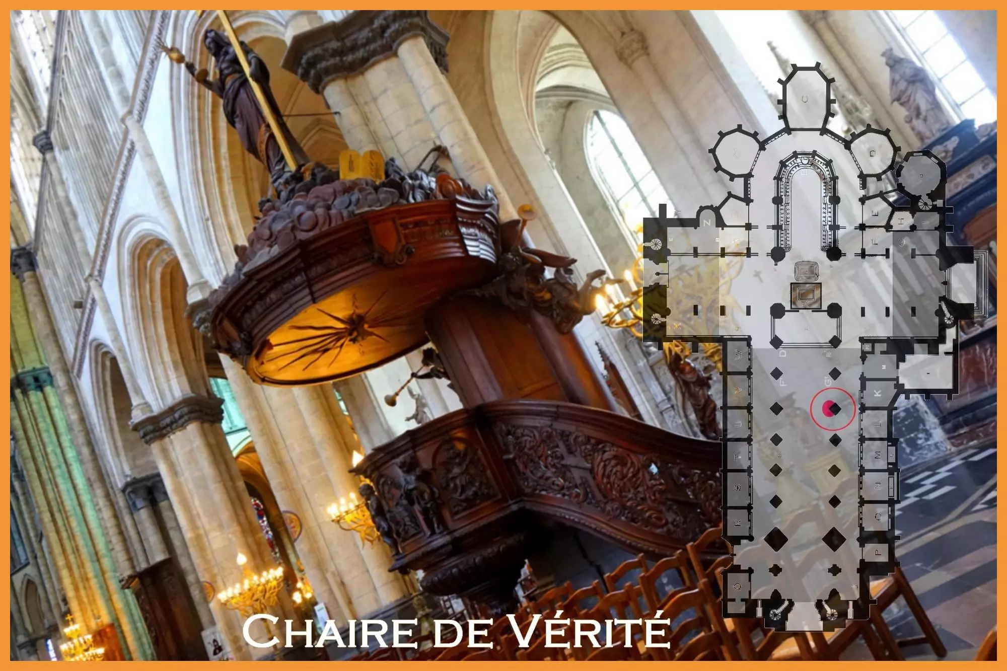 Cathédrale Notre-Dame de Saint-Omer, Chaire  de Vérité