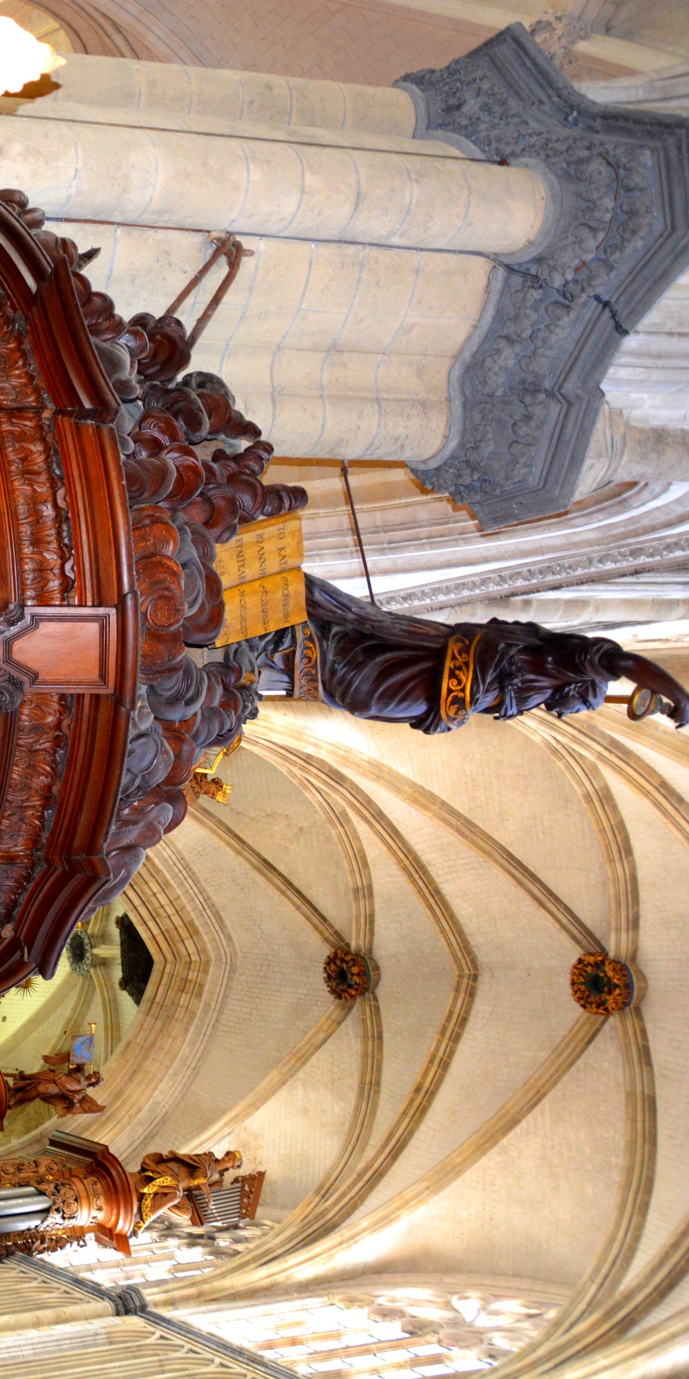 Evangile de saint Jean,  sur le pavillon de la Chaire de vérité