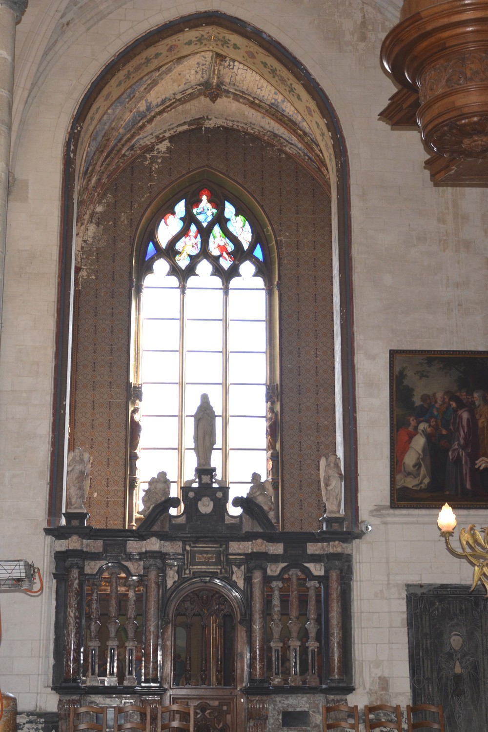 Cathédrale de Saint-Omer  - Chapelle Ancienne conception  -  vitrail