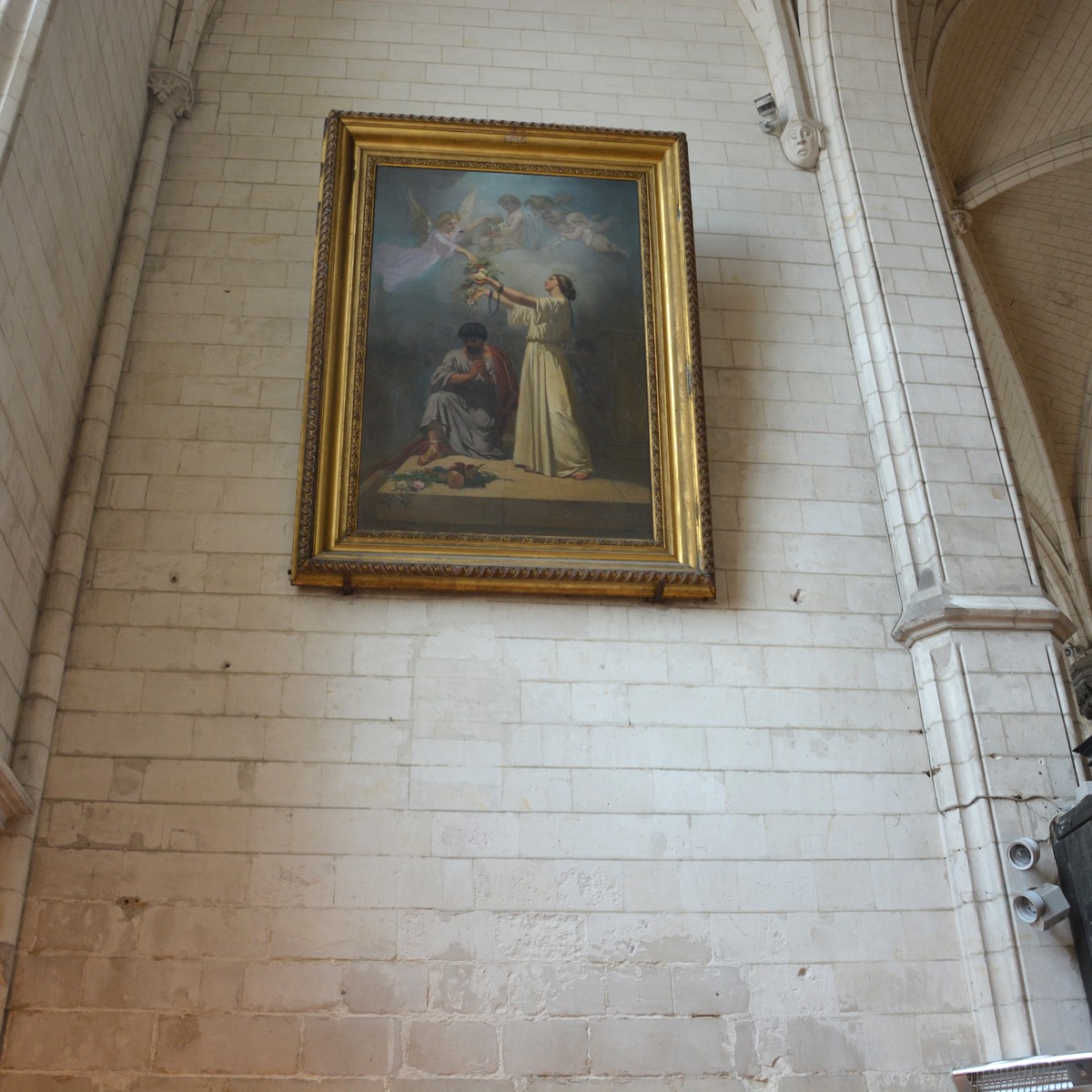 Cathédrale de Saint-Omer  -  Chapelle de l'Assomption  -  Conversion d’un avocat païen par sainte Dorothée