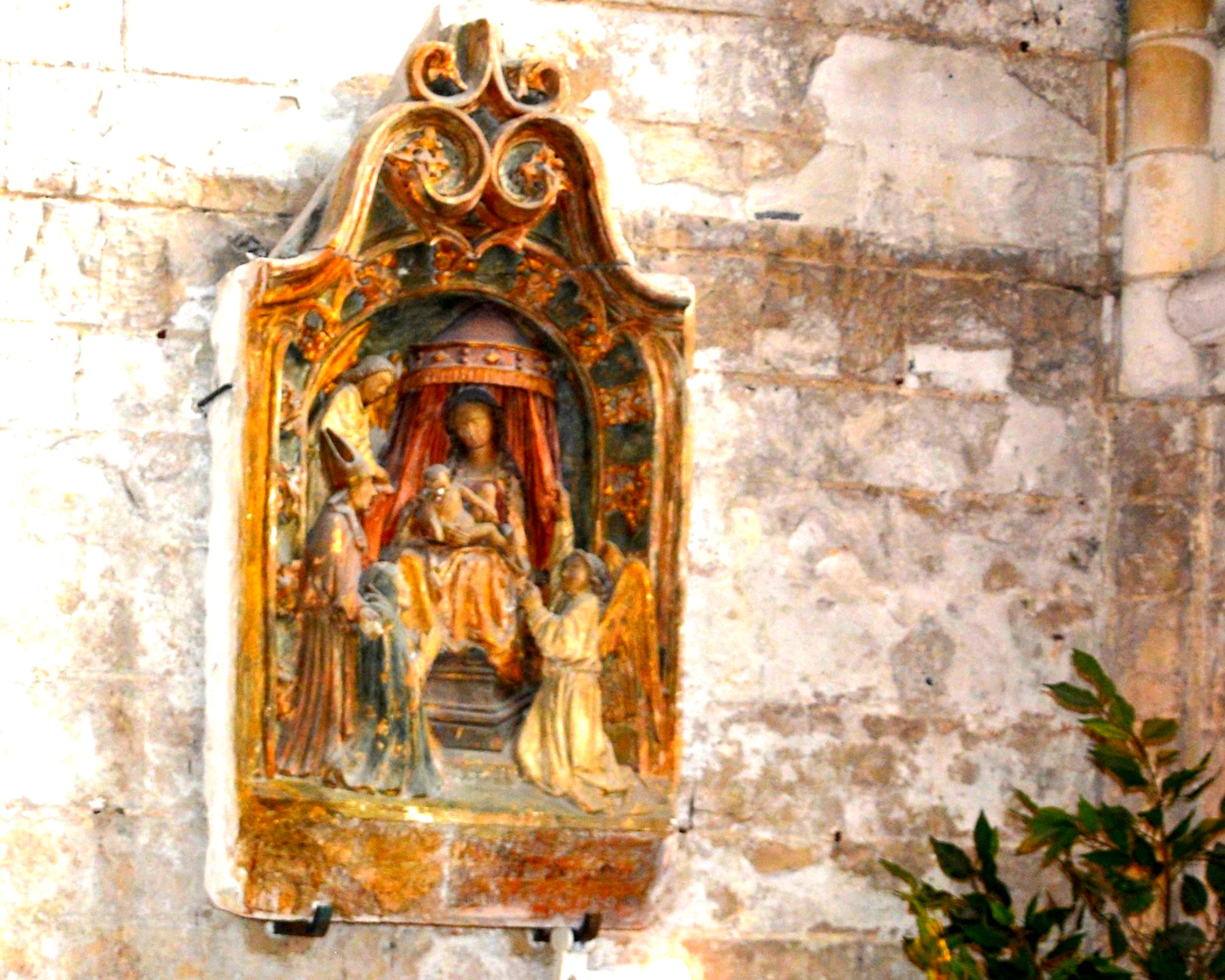 Cathédrale de Saint-Omer - Chapelle de la Conception de Notre-Dame - haut-relief Piéta