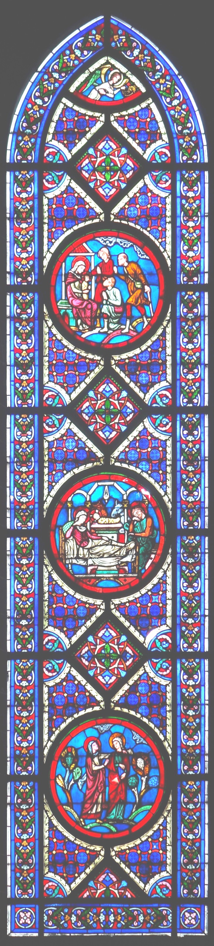 B1 - vitraux de la chapelle épiscopale saint-omer