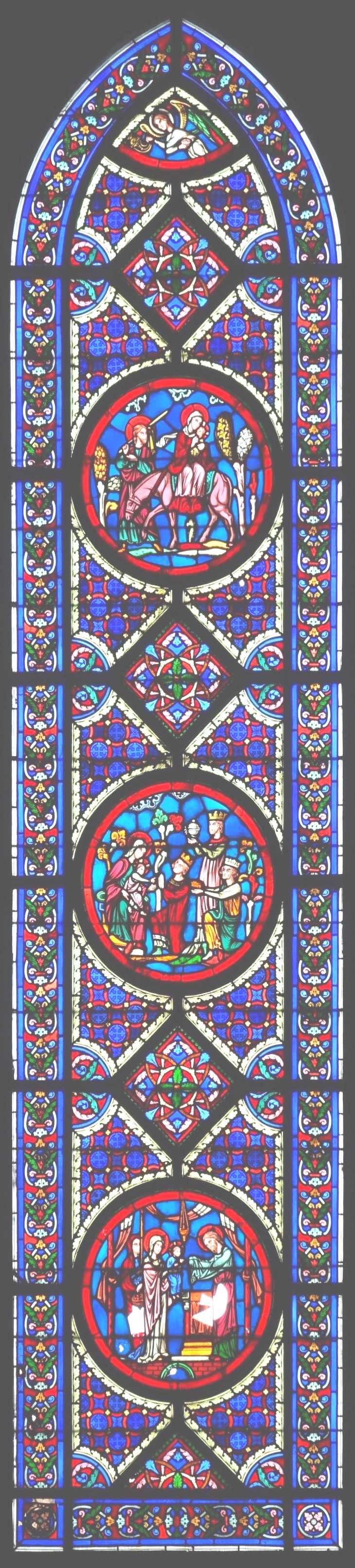 B2 - vitraux de la chapelle épiscopale saint-omer