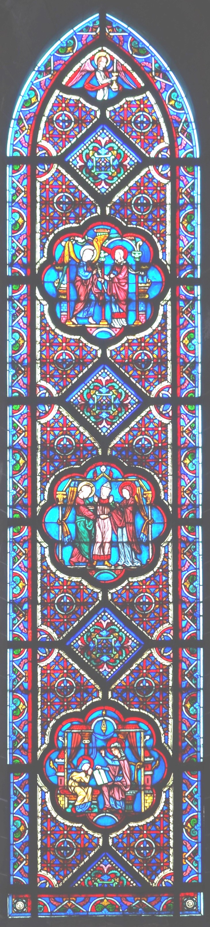 B3 - vitraux de la chapelle épiscopale saint-omer