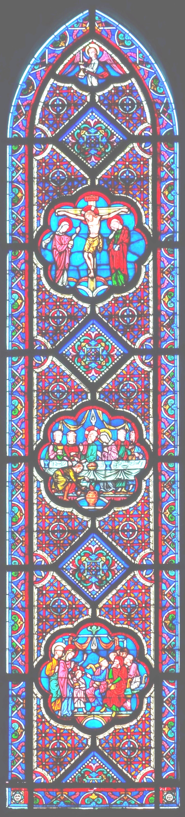 B4 - vitraux de la chapelle épiscopale saint-omer