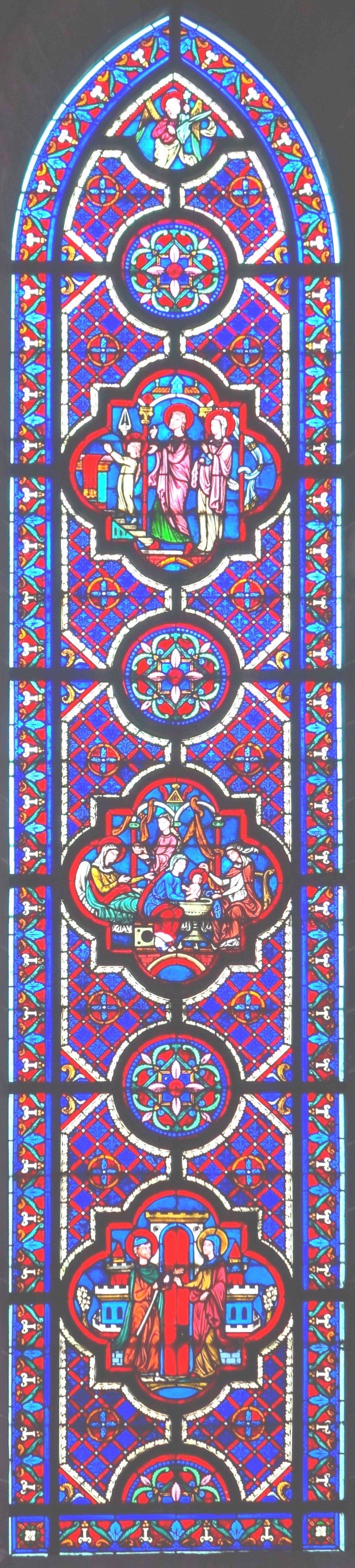 B5 - vitraux de la chapelle épiscopale saint-omer