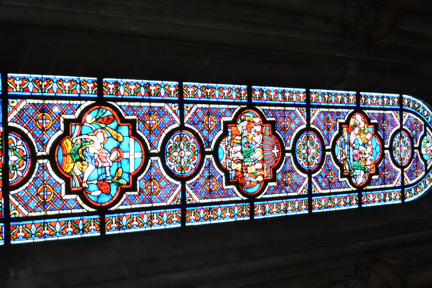 vitraux de la chapelle épiscopale saint-omer