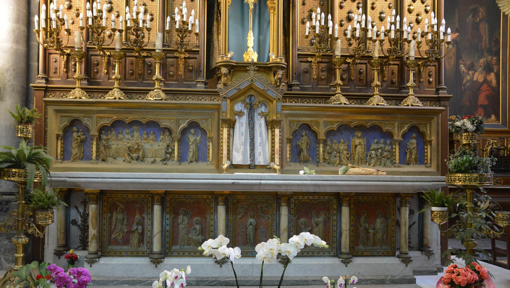 Cathédrale de Saint-Omer -  Autel de  Notre-Dame des Miracles