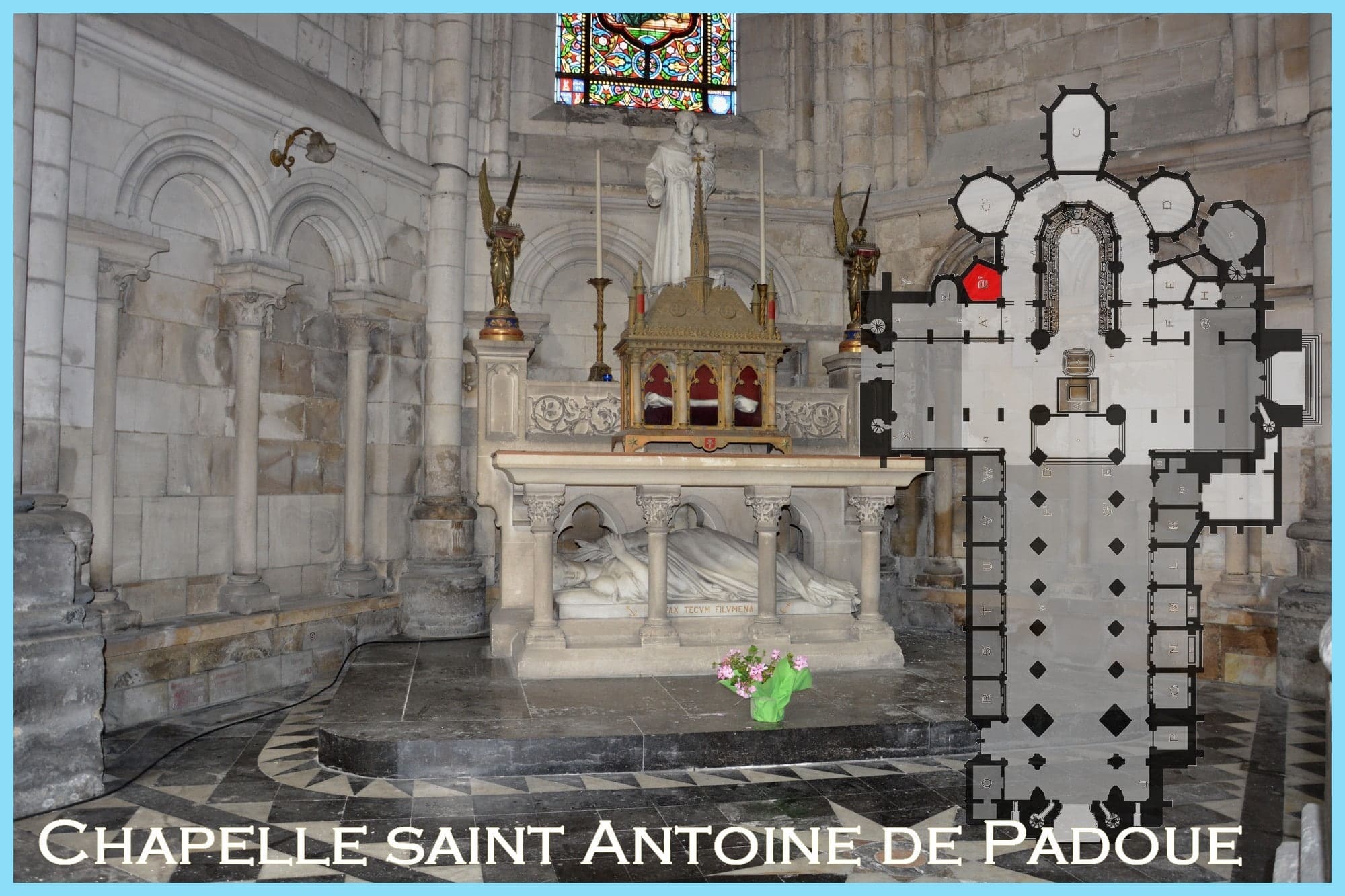 Cathédrale Notre-Dame de Saint-Omer, Chapelle Saint  Antoine de Padoue 