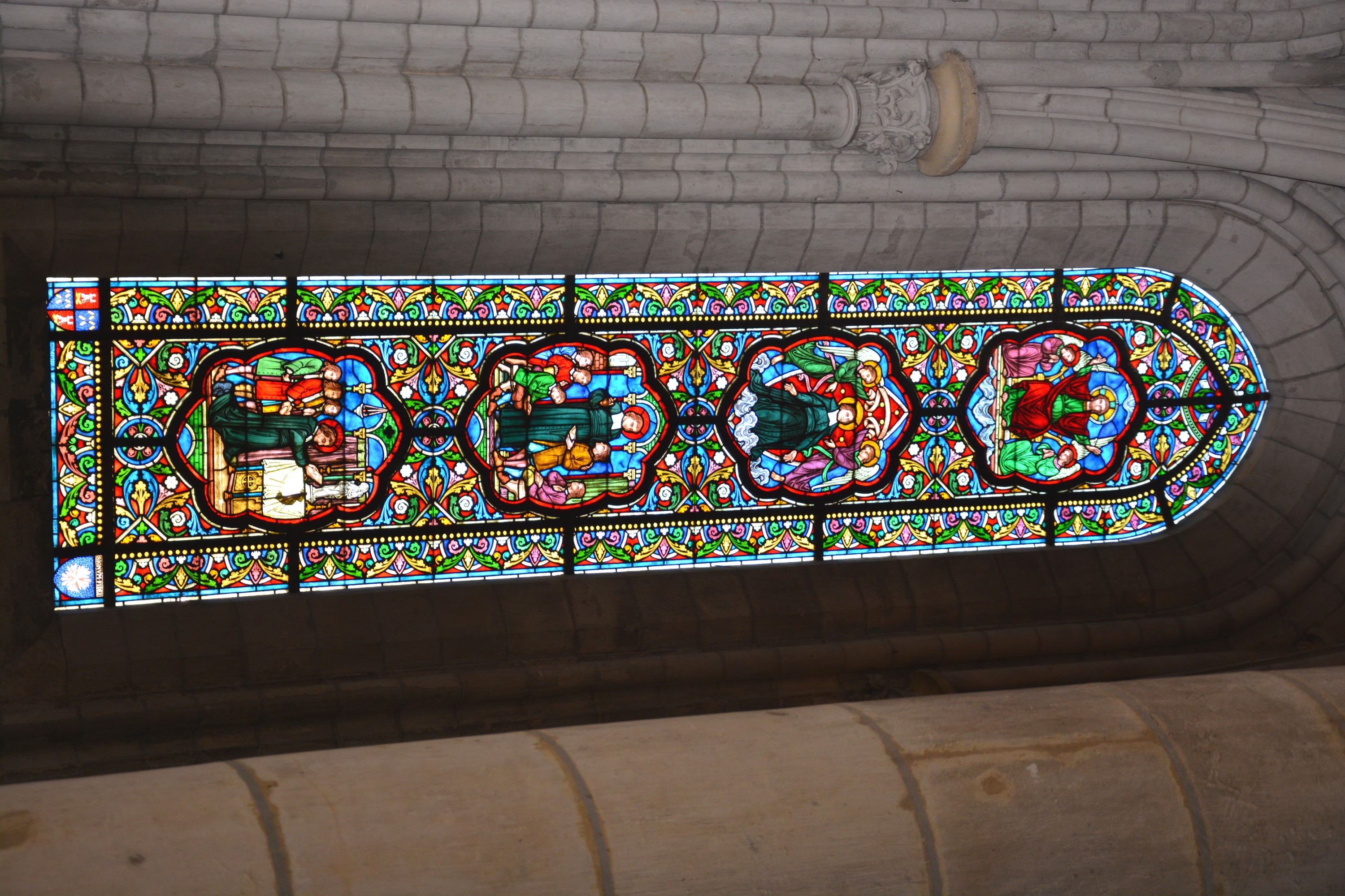 Cathédrale de Saint-Omer - Chapelle saint Antoine de Padoue ancienne saint André,vitrail