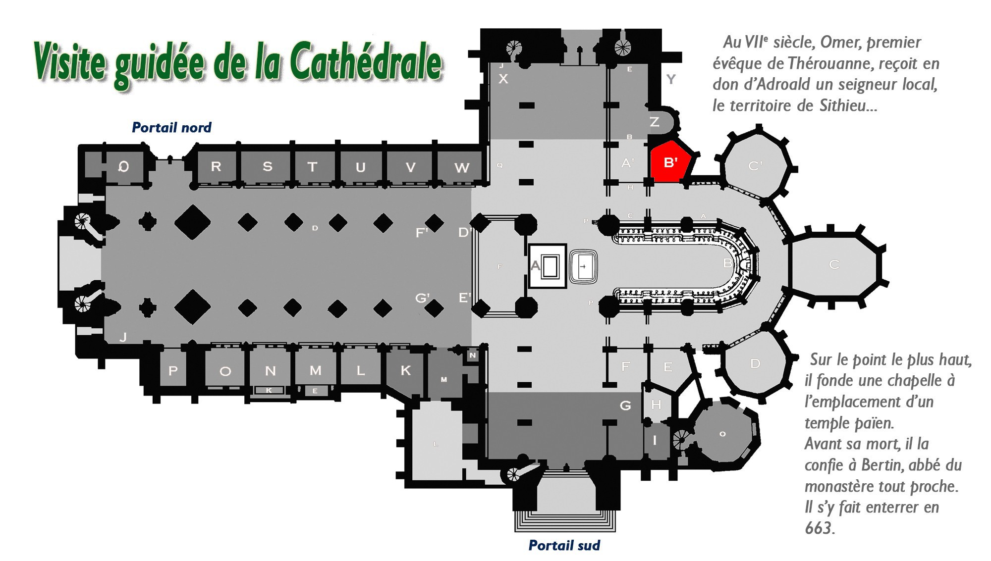 Cathédrale de Saint-Omer - Chapelle saint Antoine de Padoue ancienne saint André