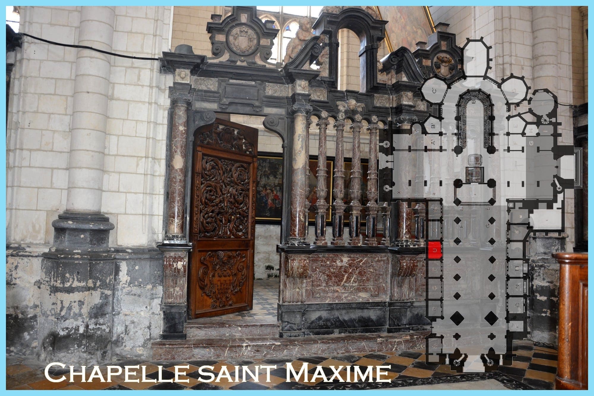 Cathédrale Notre-Dame de Saint-Omer, Chapelle  saint Maxime 