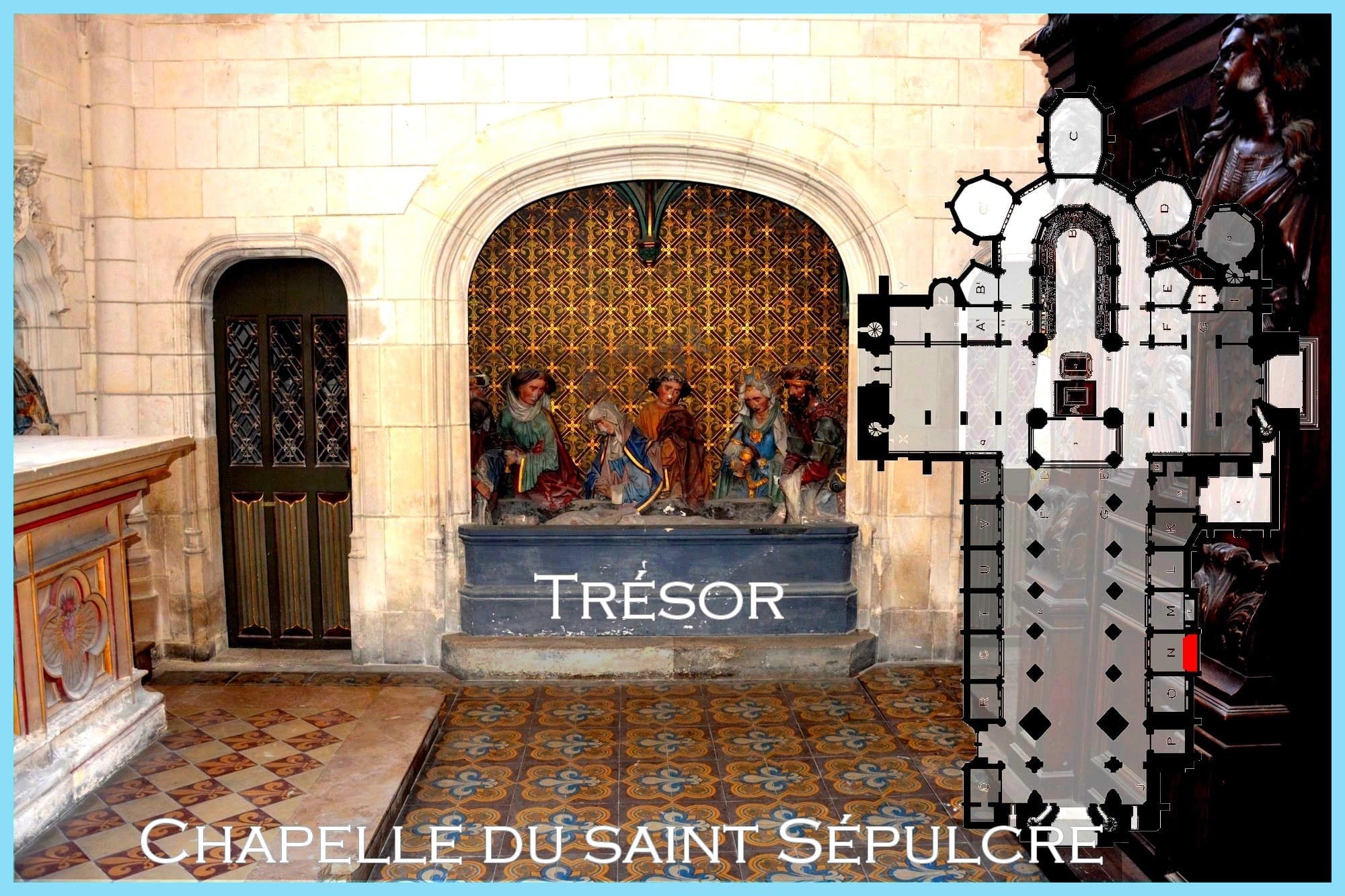  trésor Cathédrale Notre-Dame de Saint-Omer, Chapelle  du saint Sépulcre