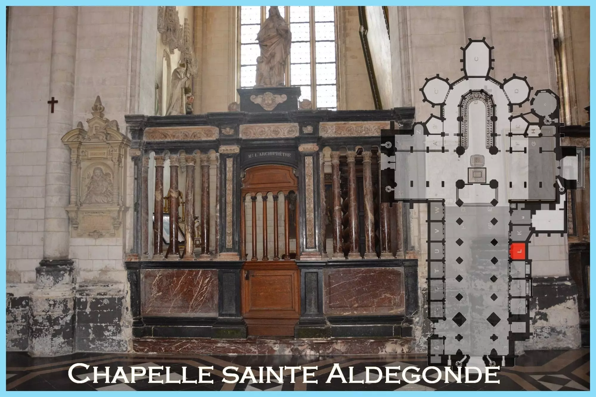 Cathédrale Notre-Dame de Saint-Omer, Chapelle sainte Aldegonde