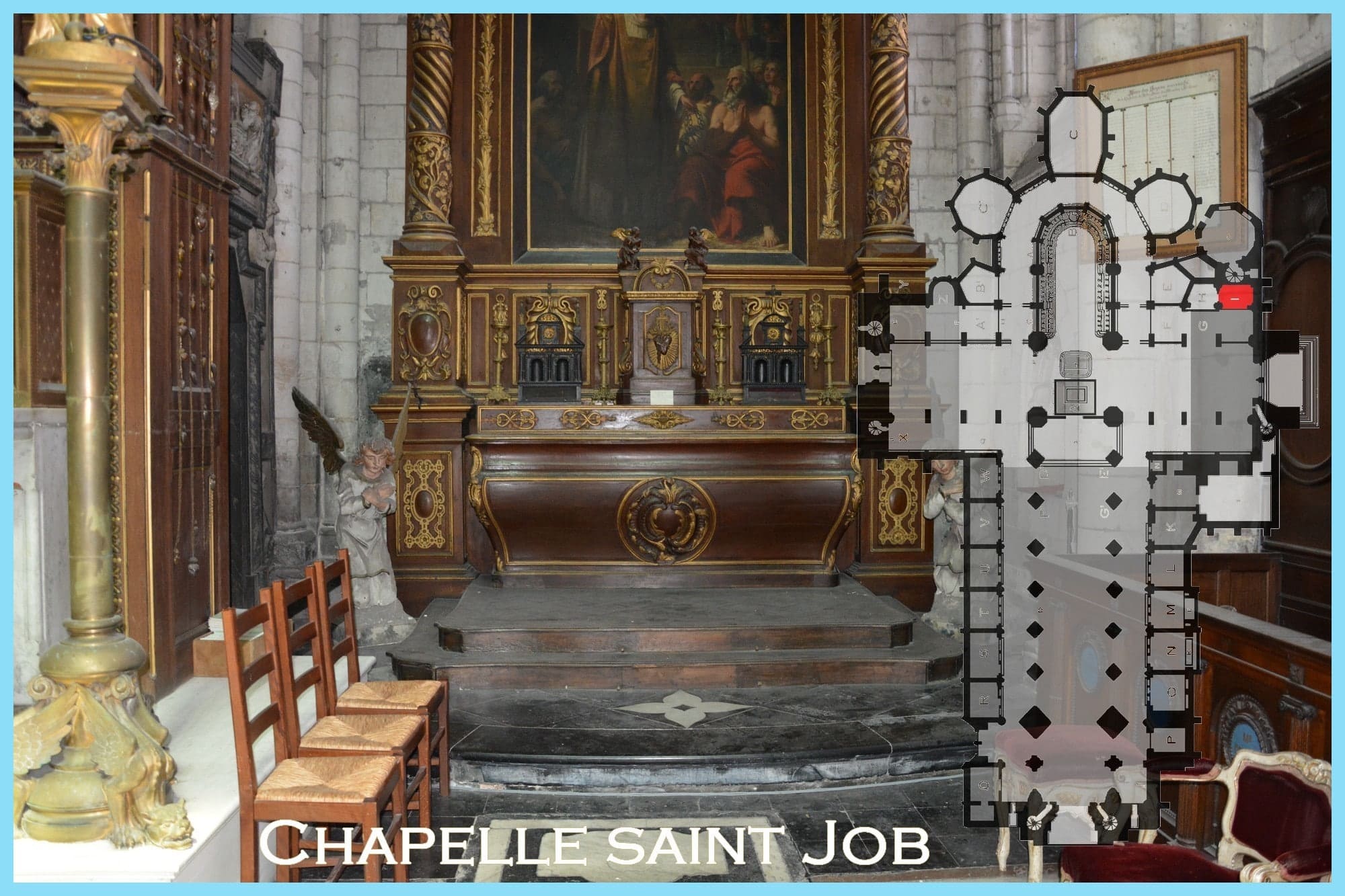 Cathédrale Notre-Dame de Saint-Omer, Chapelle de saint Job