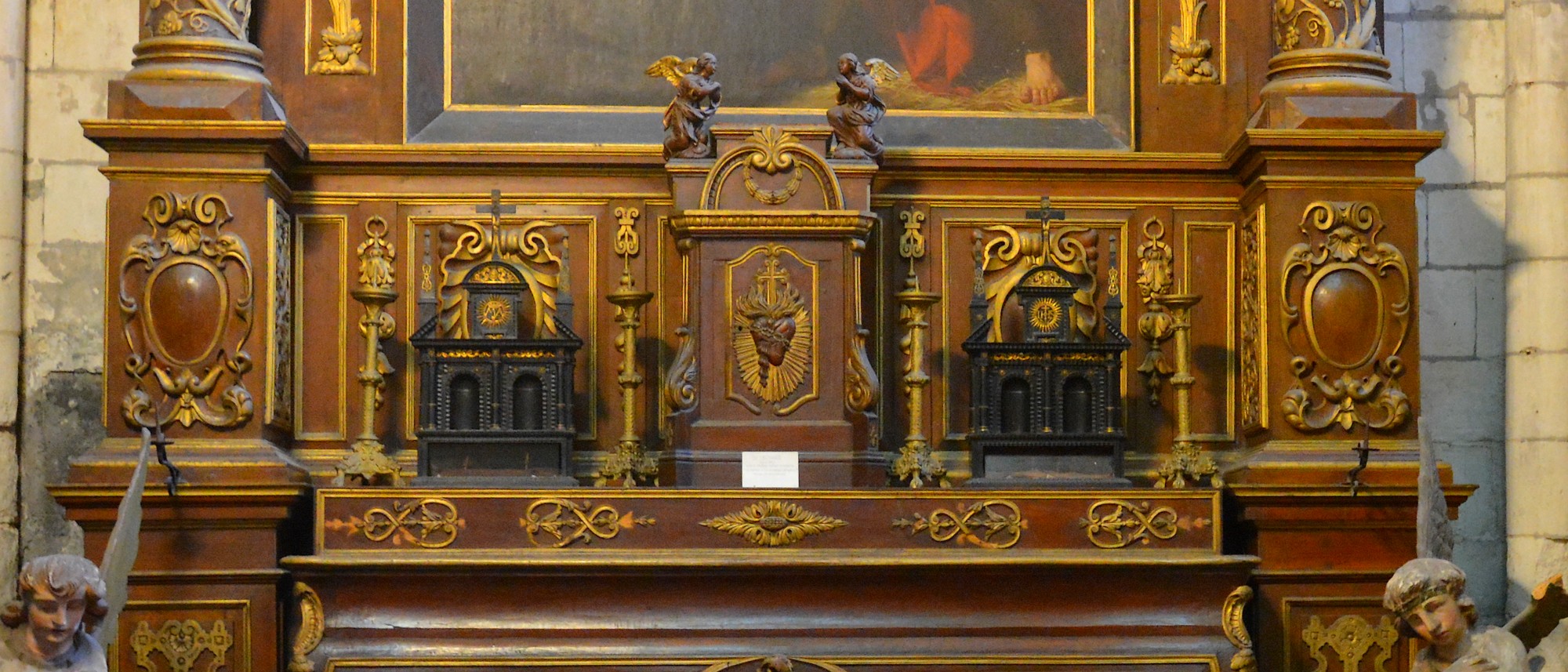 Cathédrale de Saint-Omer - Chapelle saint Job - 2 reliquaires