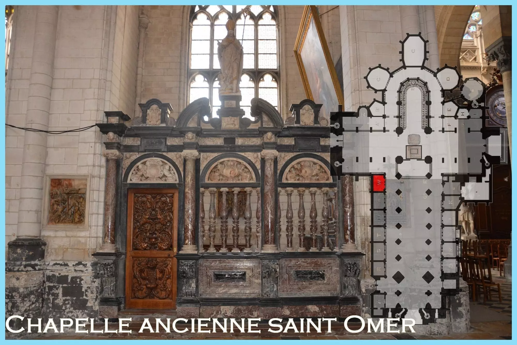 Cathédrale Notre-Dame de Saint-Omer, Chapelle ancienne de saint Omer