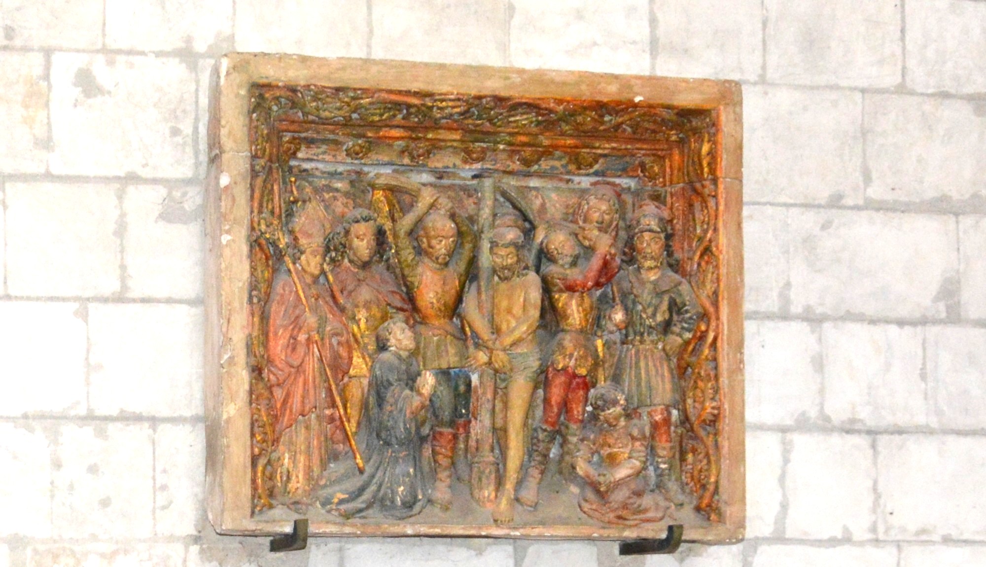 Cathédrale de Saint-Omer - Chapelle de Saint Omer - haut-relief Flagellation