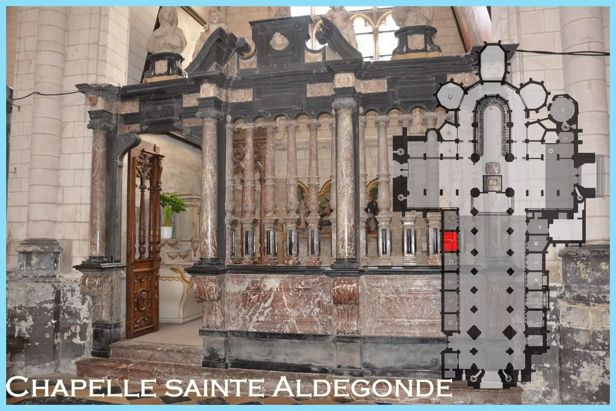 Cathédrale Notre-Dame de Saint-Omer, Chapelle sainte Aldegonde