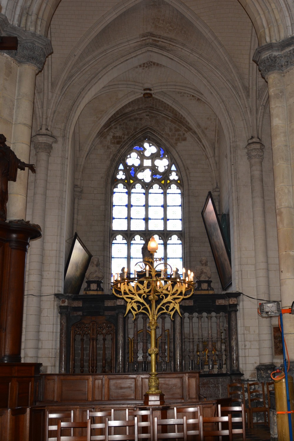 Cathédrale de Saint-Omer  -  Chapelle Sainte Aldegonde - vitrail
