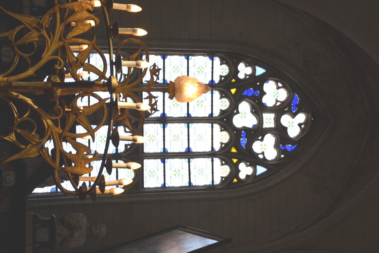 Cathédrale de Saint-Omer  -  Chapelle Sainte Aldegonde - vitrail