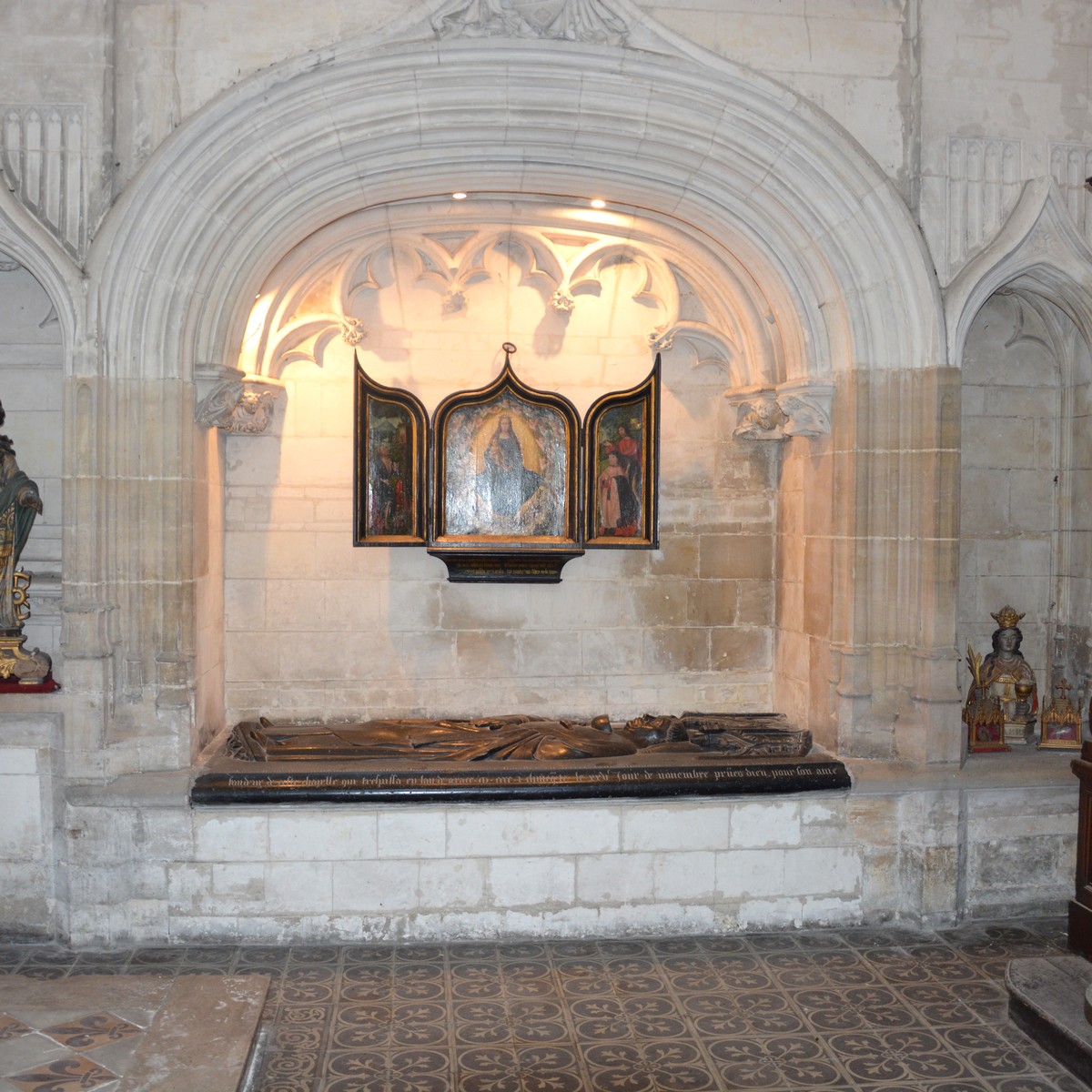 Cathédrale de Saint-Omer  -  Chapelle wissocq  -  TRIPTYQUE DE JEAN THORION vers 1500 – 1520 