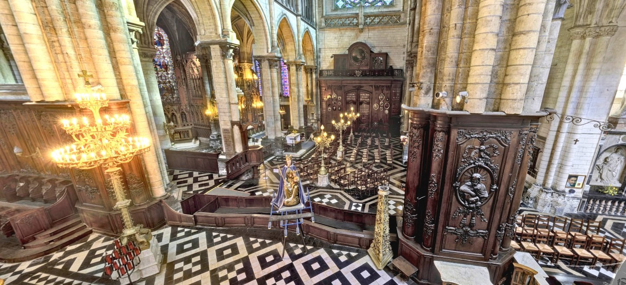 Cathédrale de Saint-Omer  -  Choeur - Banc Sud