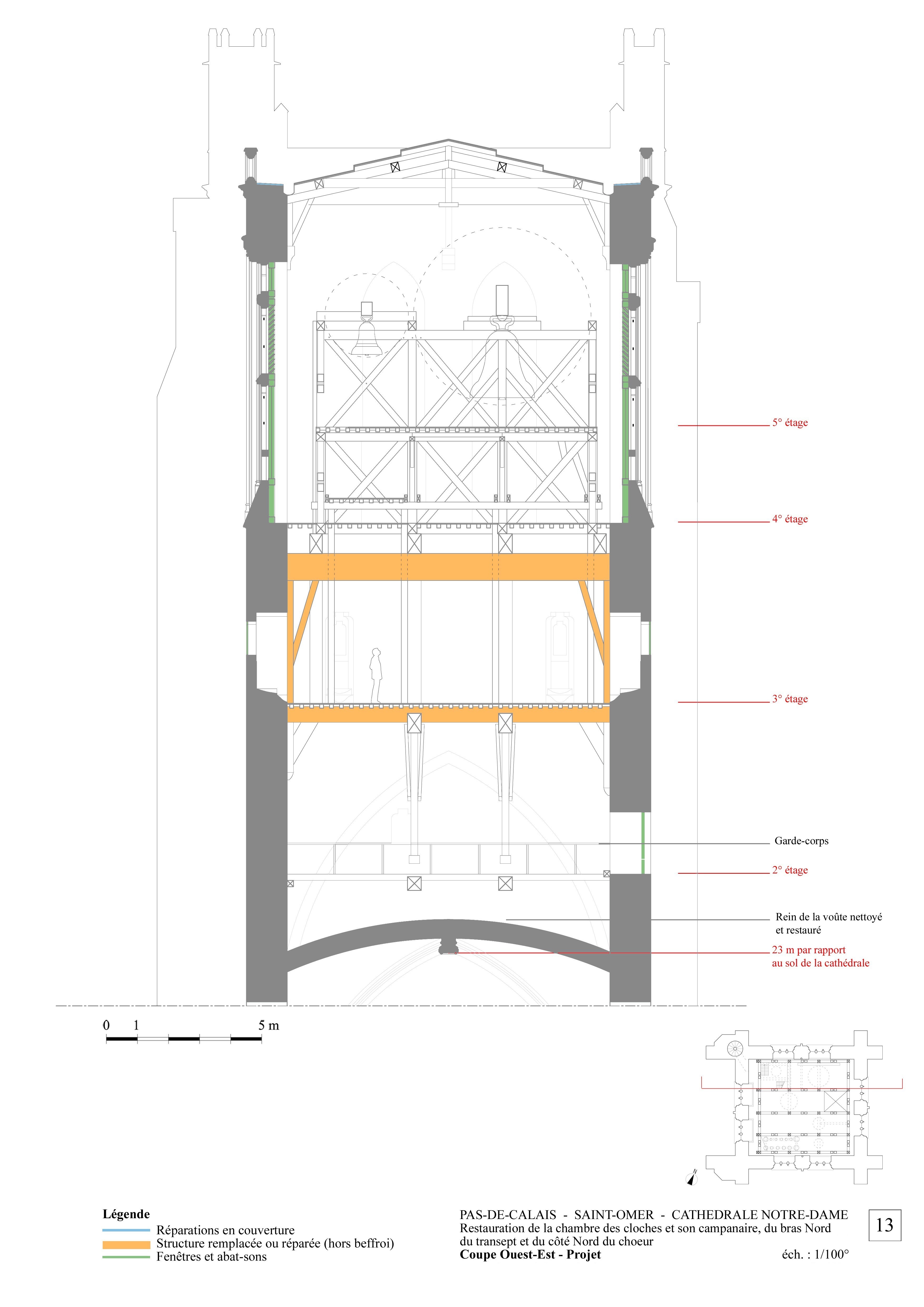 Cathédrale de Saint-Omer | réparation du clocher Cathédrale de Saint-Omer | réparation du clocher