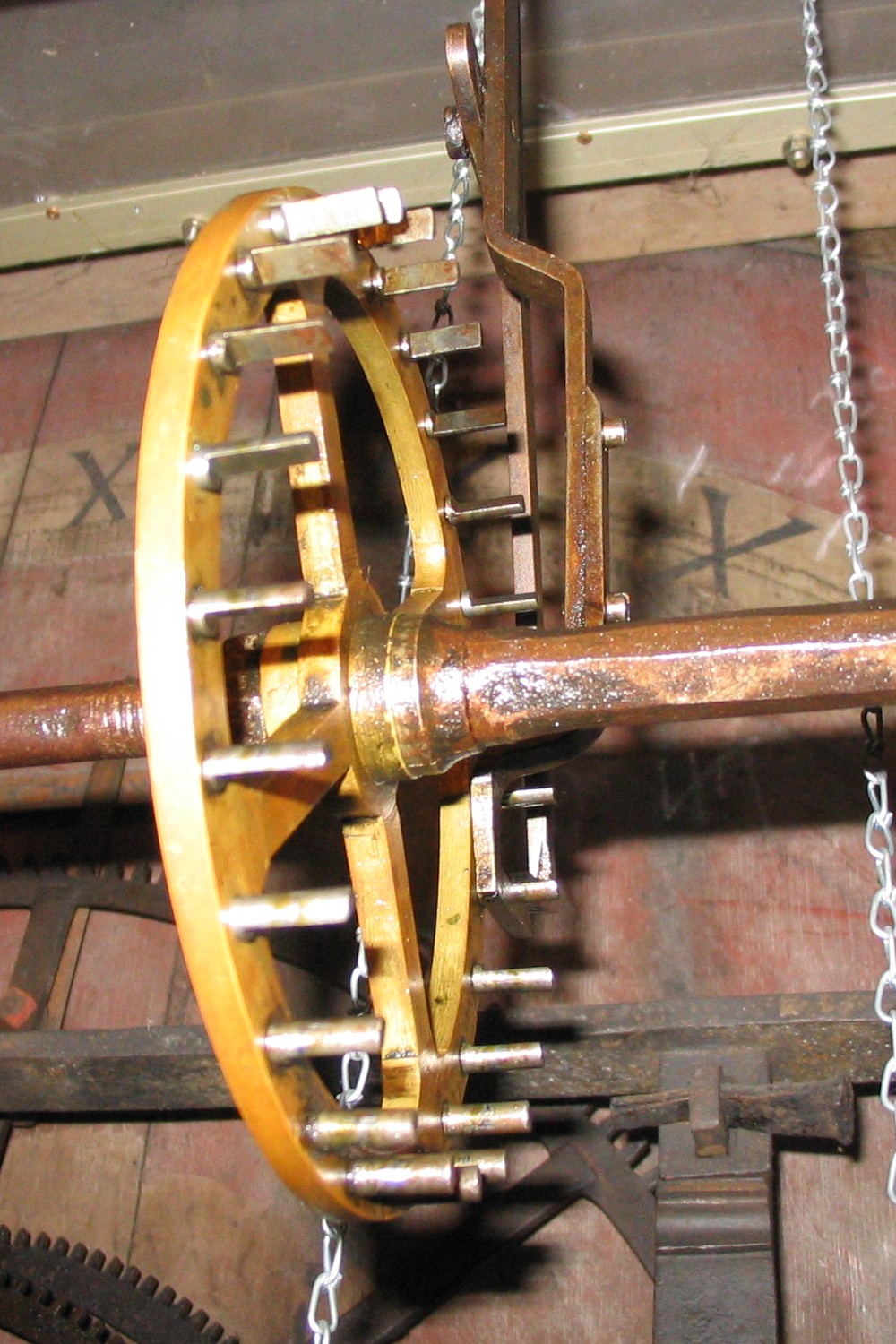 Horloge Astrolabe de Saint-Omer | échappement