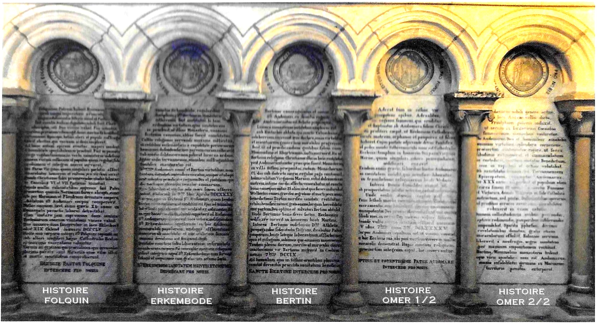 déambulatoire 7 ème travée arcades