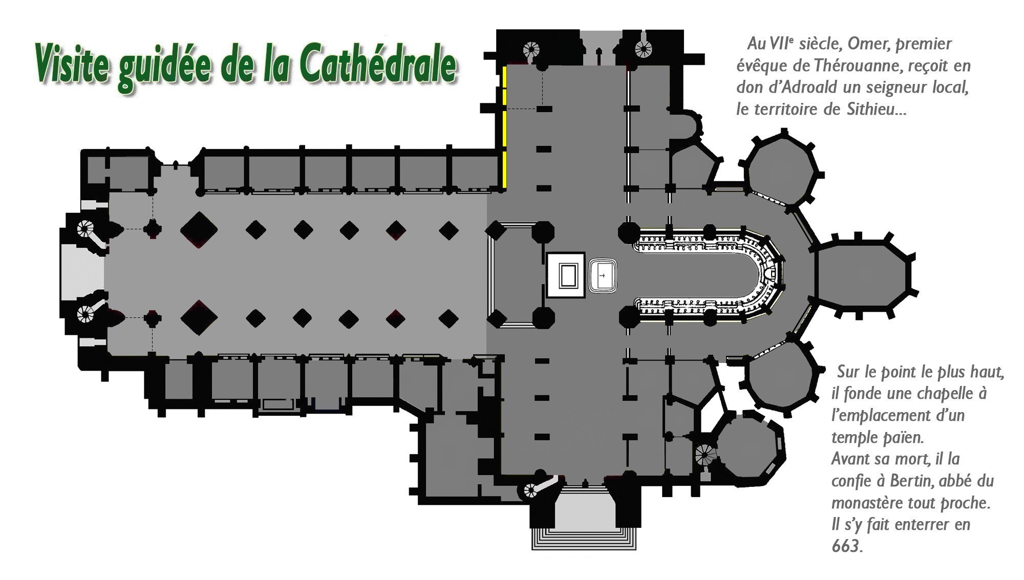 Cathédrale de Saint-Omer|transept Nord Ouest Tableaux