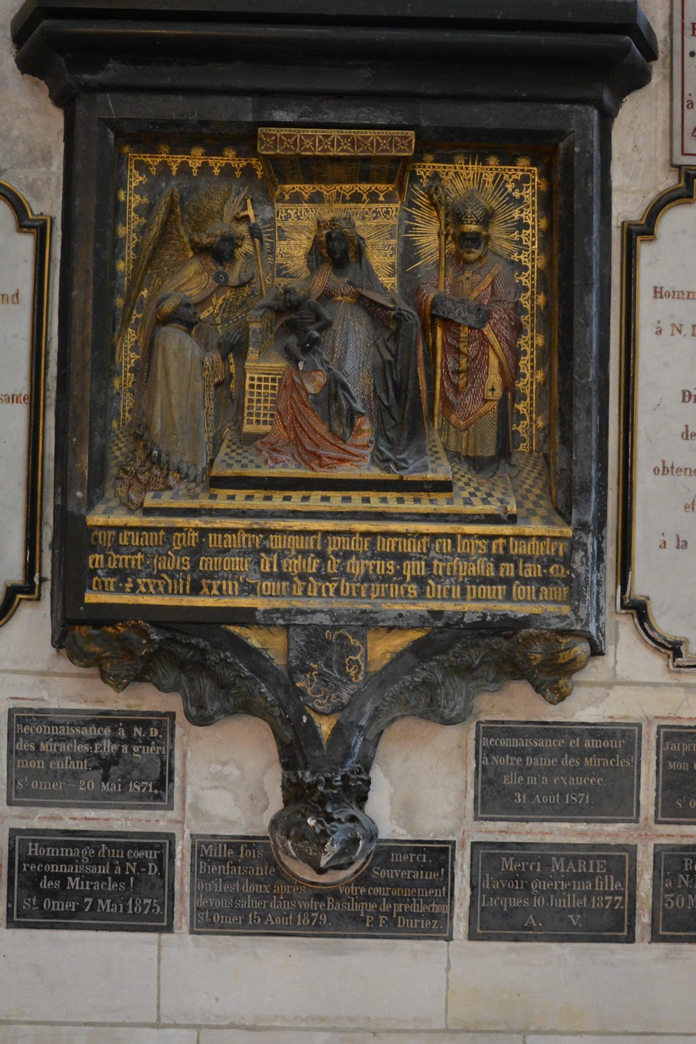 Cathédrale de Saint-Omer| transept sud ouest tableaux