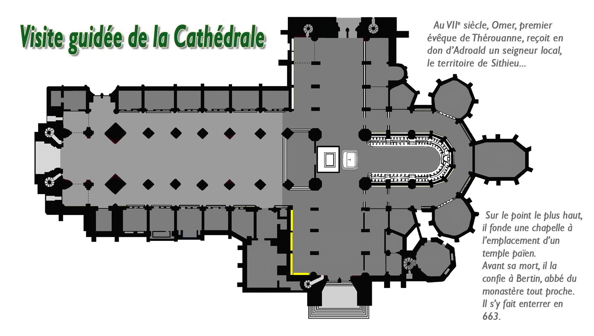 Cathédrale de Saint-Omer|transept Sud Ouest Tableaux