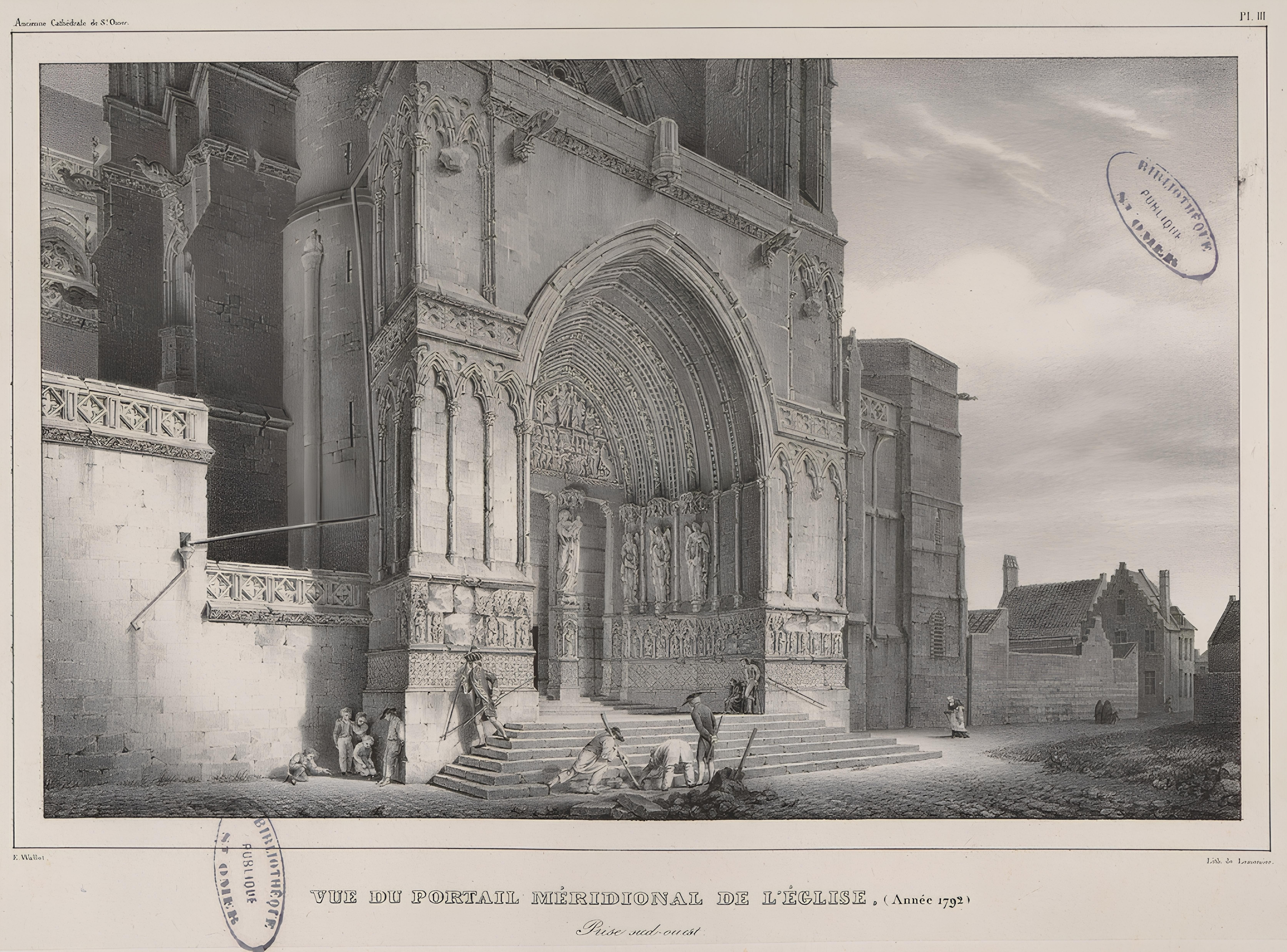 Wallet 1839 porche sud -  cathédrale de saint-omer - 02/04/2026