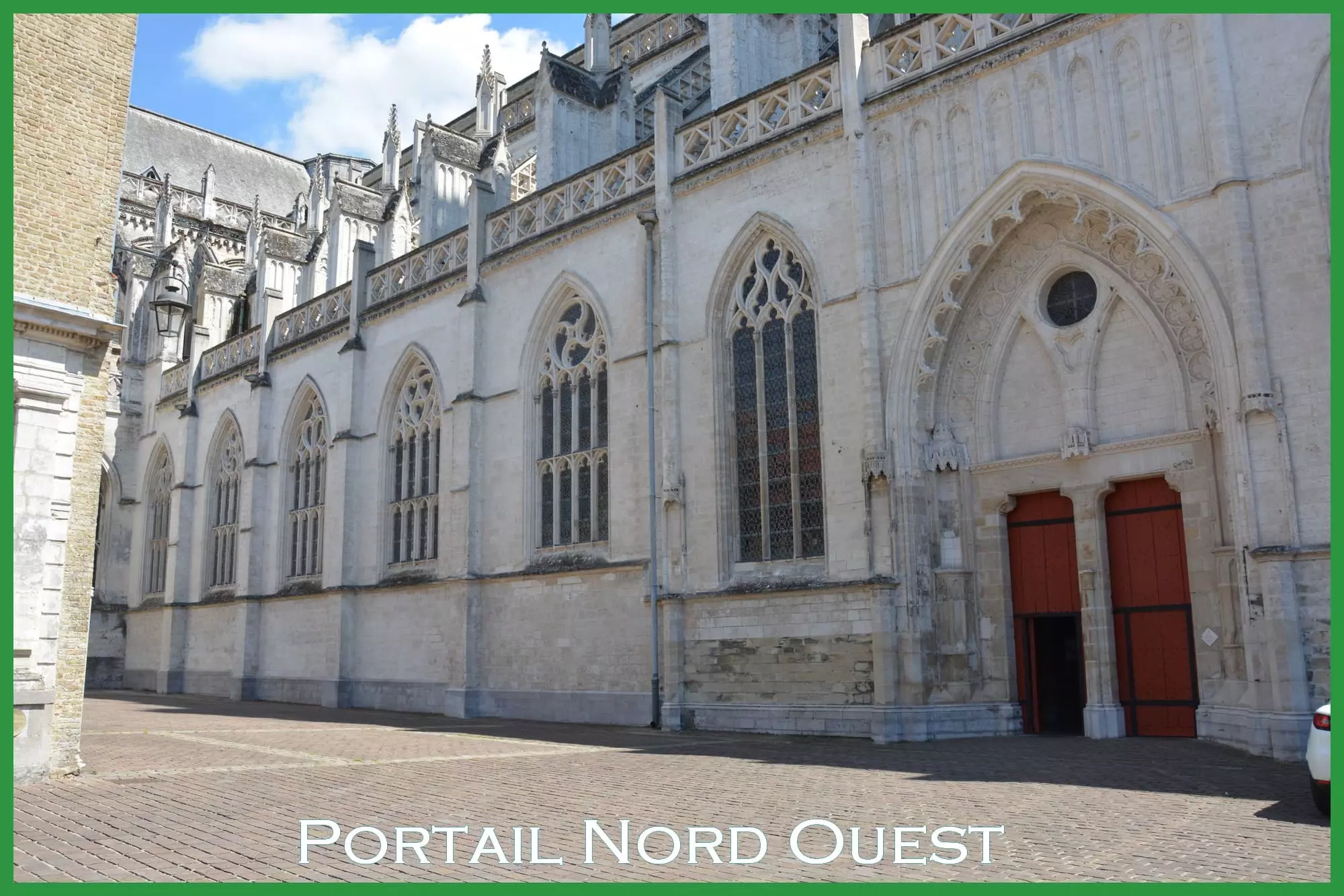 Cathédrale Notre-Dame de Saint-Omer,Portail Nord Ouest