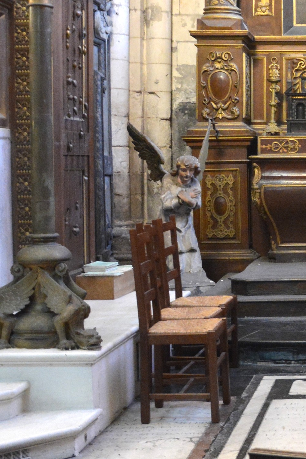 Cathédrale de Saint-Omer  ange chapelle saint Job,  repère 11