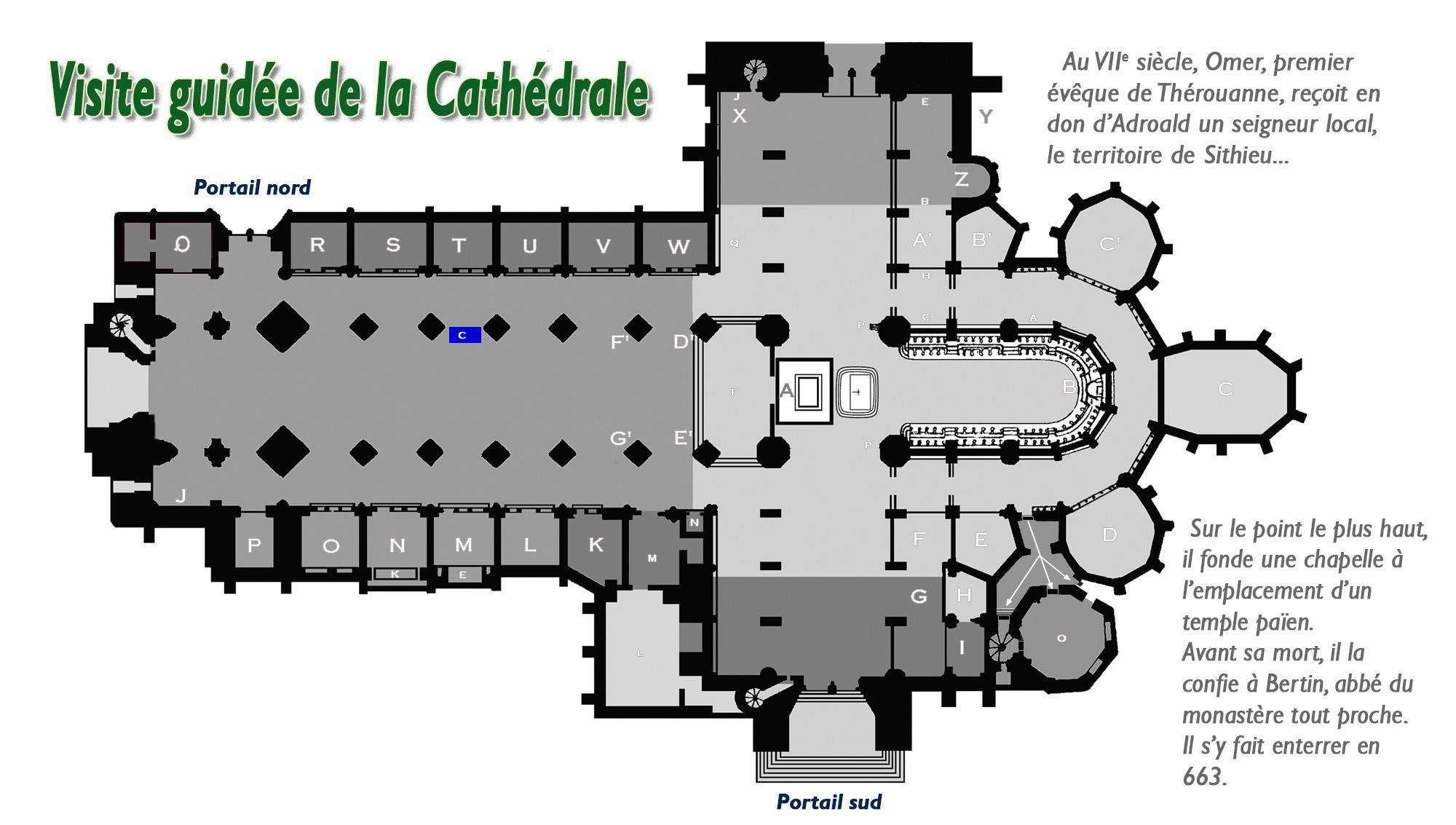 Cathédrale de Saint-Omer|Tombeau de saint Omer