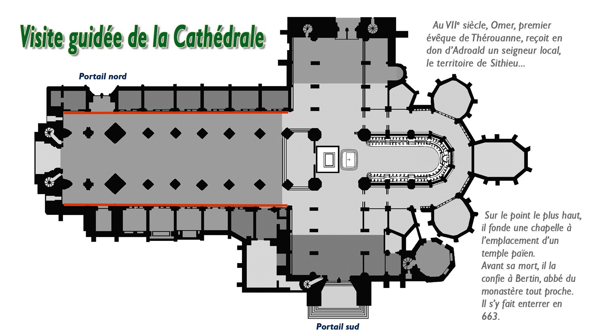 Cathédrale de Saint-Omer |  Nrf vitraux 