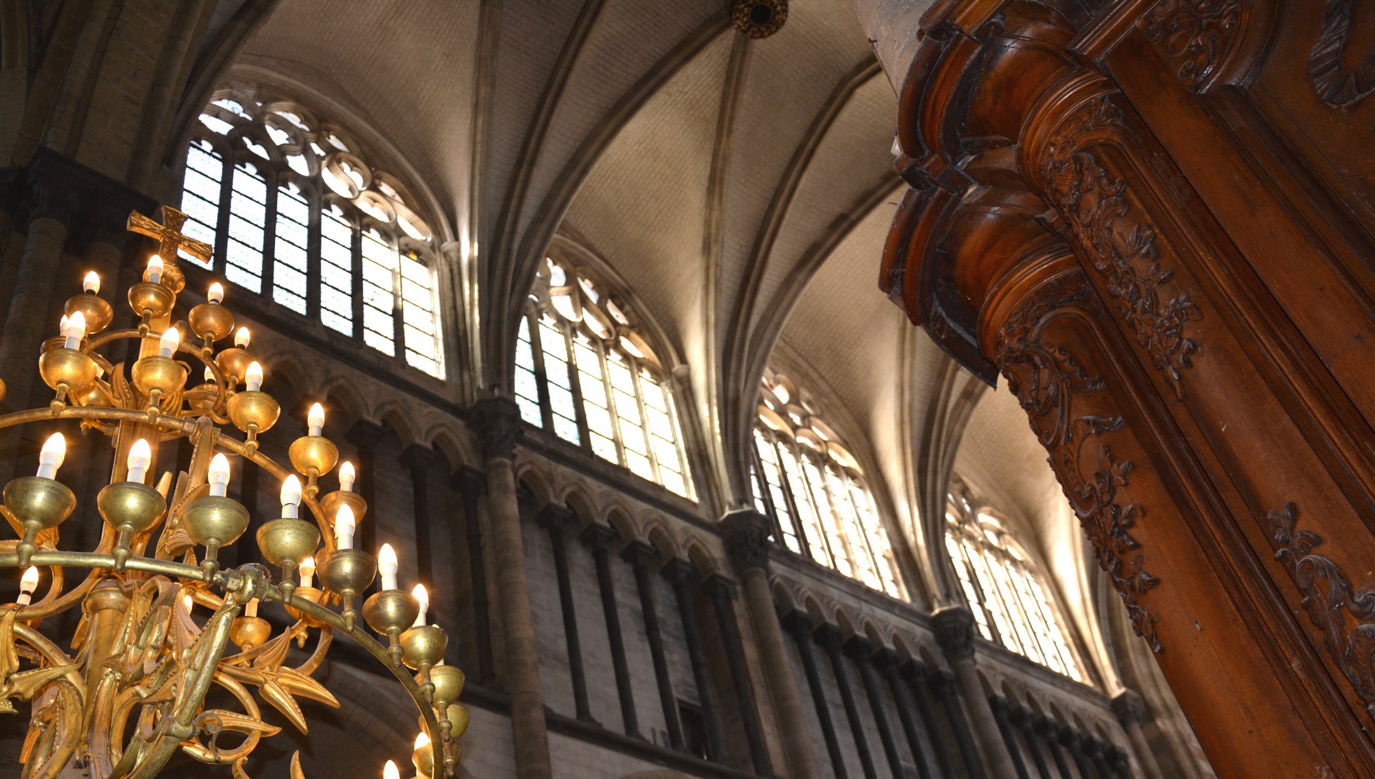 Cathédrale de Saint-Omer | transept N O | Ensemble 4 verrières  non personnalisées