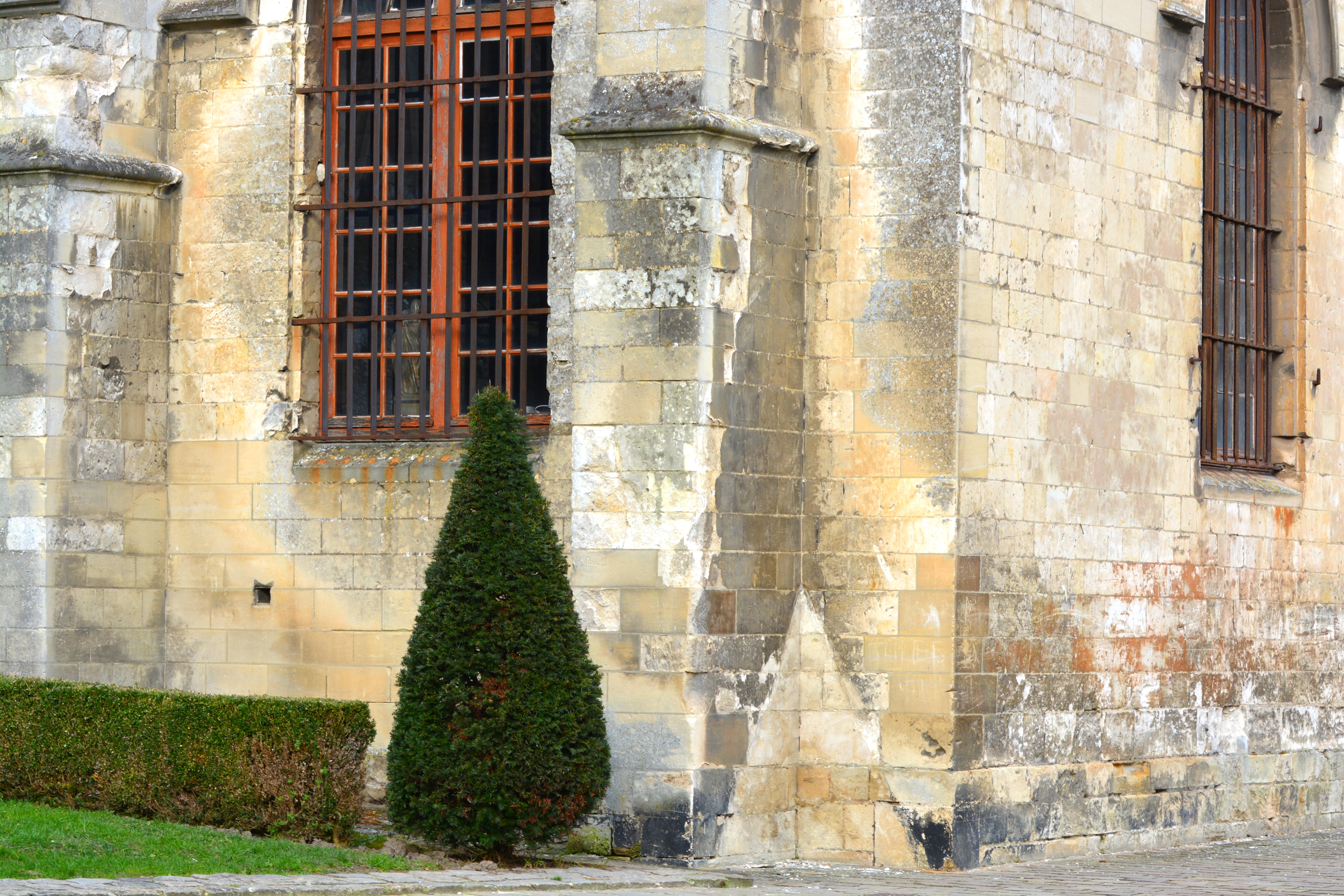 Façade nef sud de Notre-Dame de saint-omer|  sacristie retour ouest
