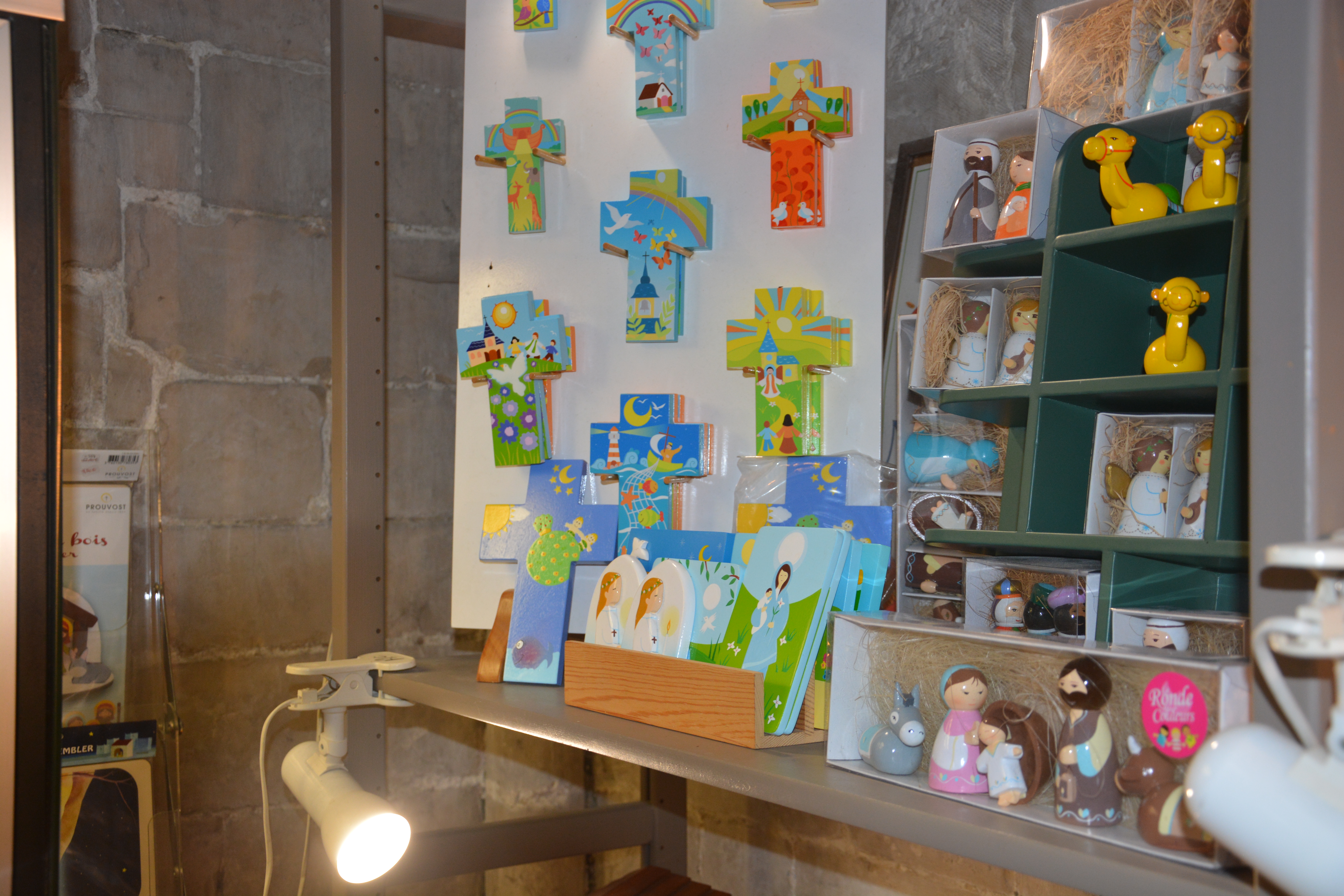 Boutique du point d'accueil - chapelle de l'assomption