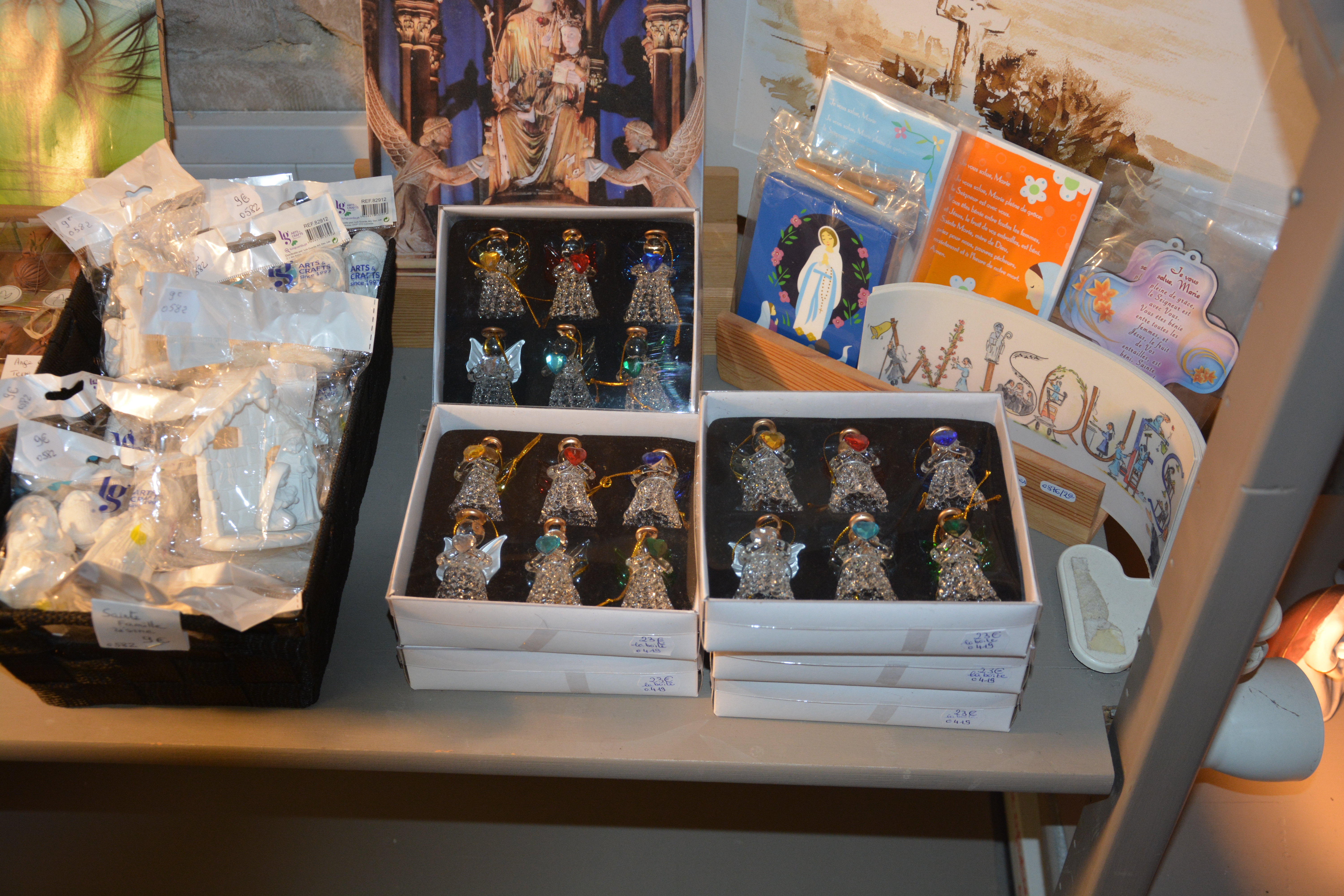 Boutique du point d'accueil - chapelle de l'assomption