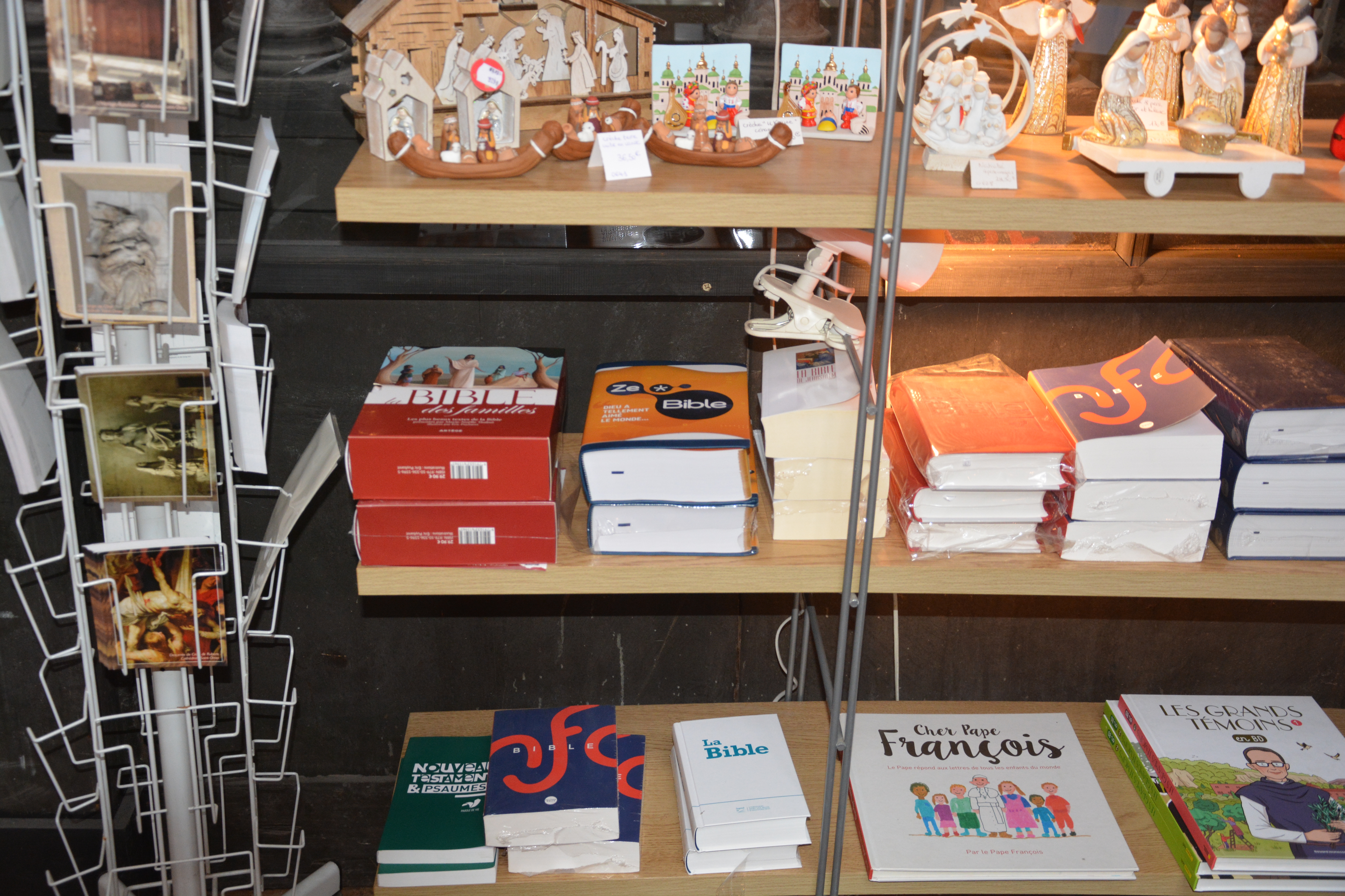 Boutique du point d'accueil - chapelle de l'assomption